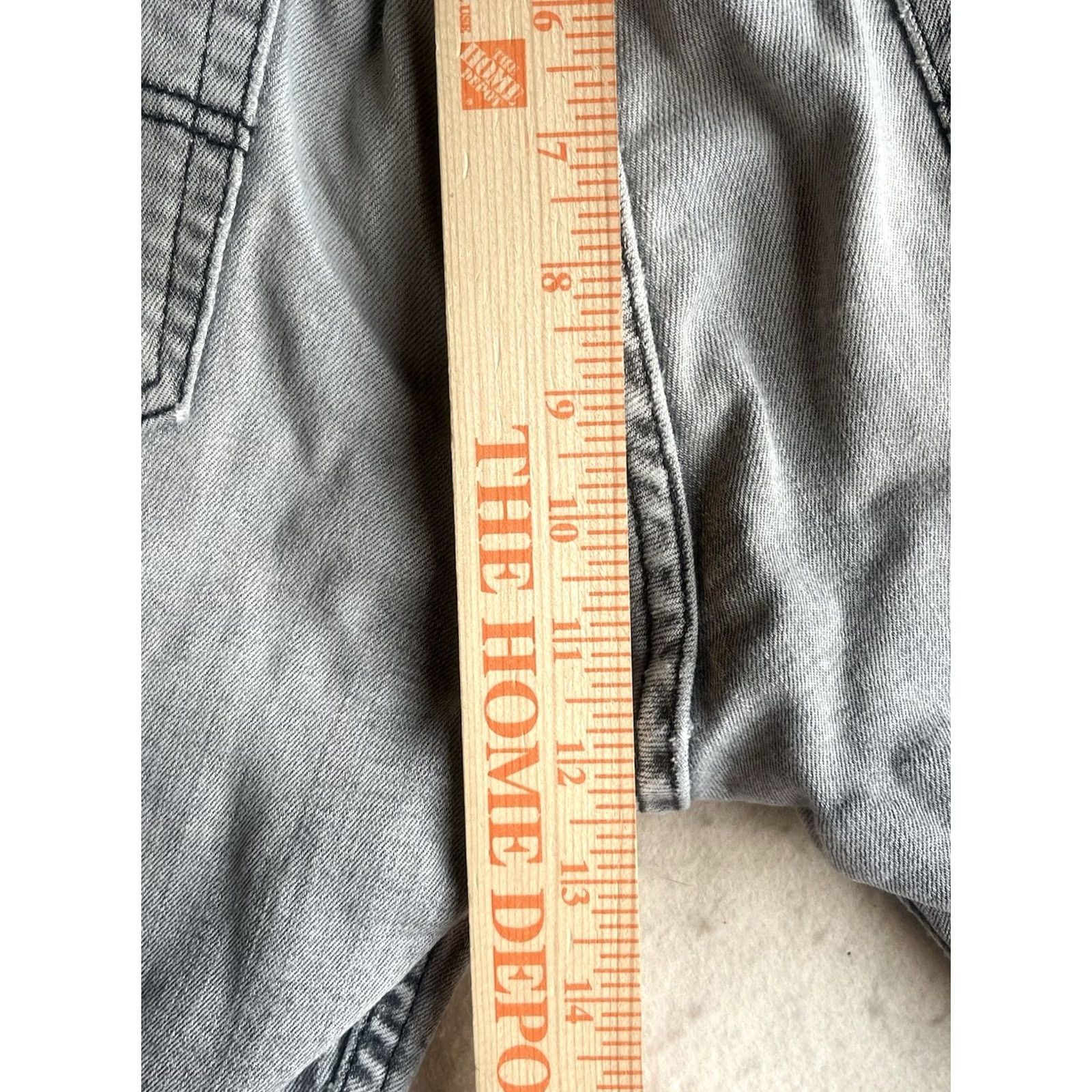Levi's Levi's 511 Jeans Men Size 32x32 Distressed Straight Fit Gray 100% Cotton Denim Button Zip Pocket 5-Pocket Design Regular Size Type Size US 32 / EU 48 - 4 Thumbnail
