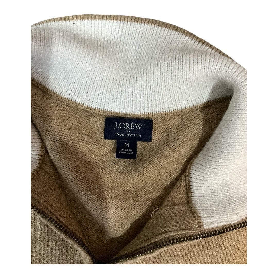 J.Crew J. Crew Sweater Women Tan Medium 100% Cotton Size M / US 6-8 / IT 42-44 - 2 Thumbnail