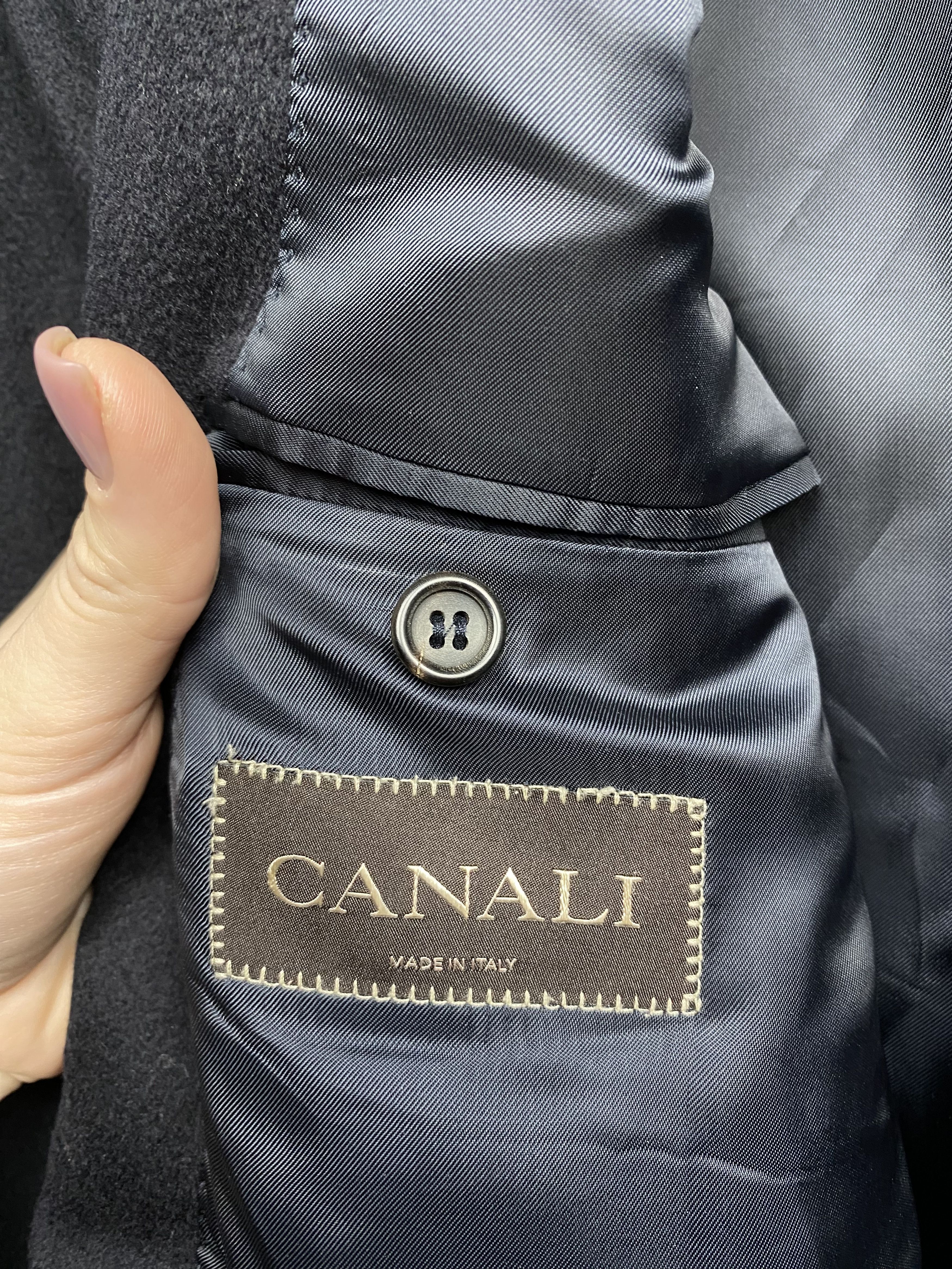 Canali Canali Vintage Mens Cashmere Wool Blazer Jacket Size US XL / EU 56 / 4 - 6 Thumbnail