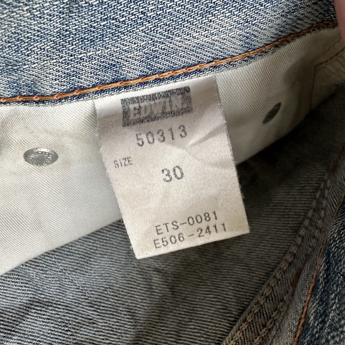 Japanese Brand Vintage Edwin Distressed Jean Rusty Faded Denim Pant W31 Size US 31 - 8 Thumbnail