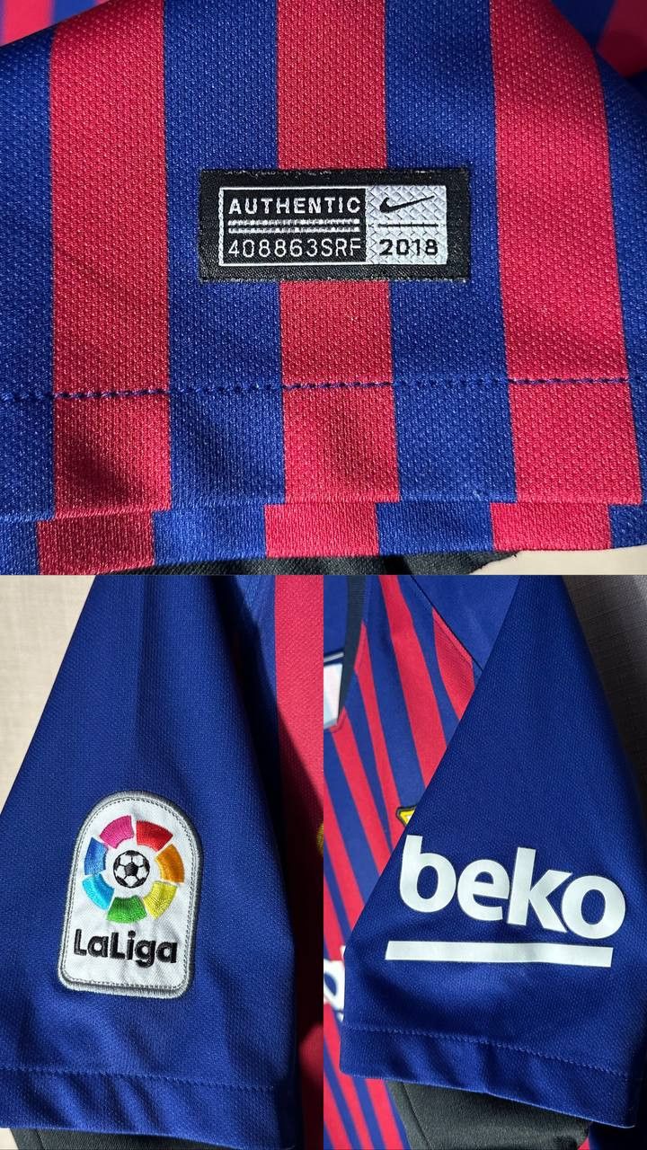Nike FC Barcelona 2018 - 2019 Home football shirt jersey Nike Size US S / EU 44-46 / 1 - 3 Thumbnail