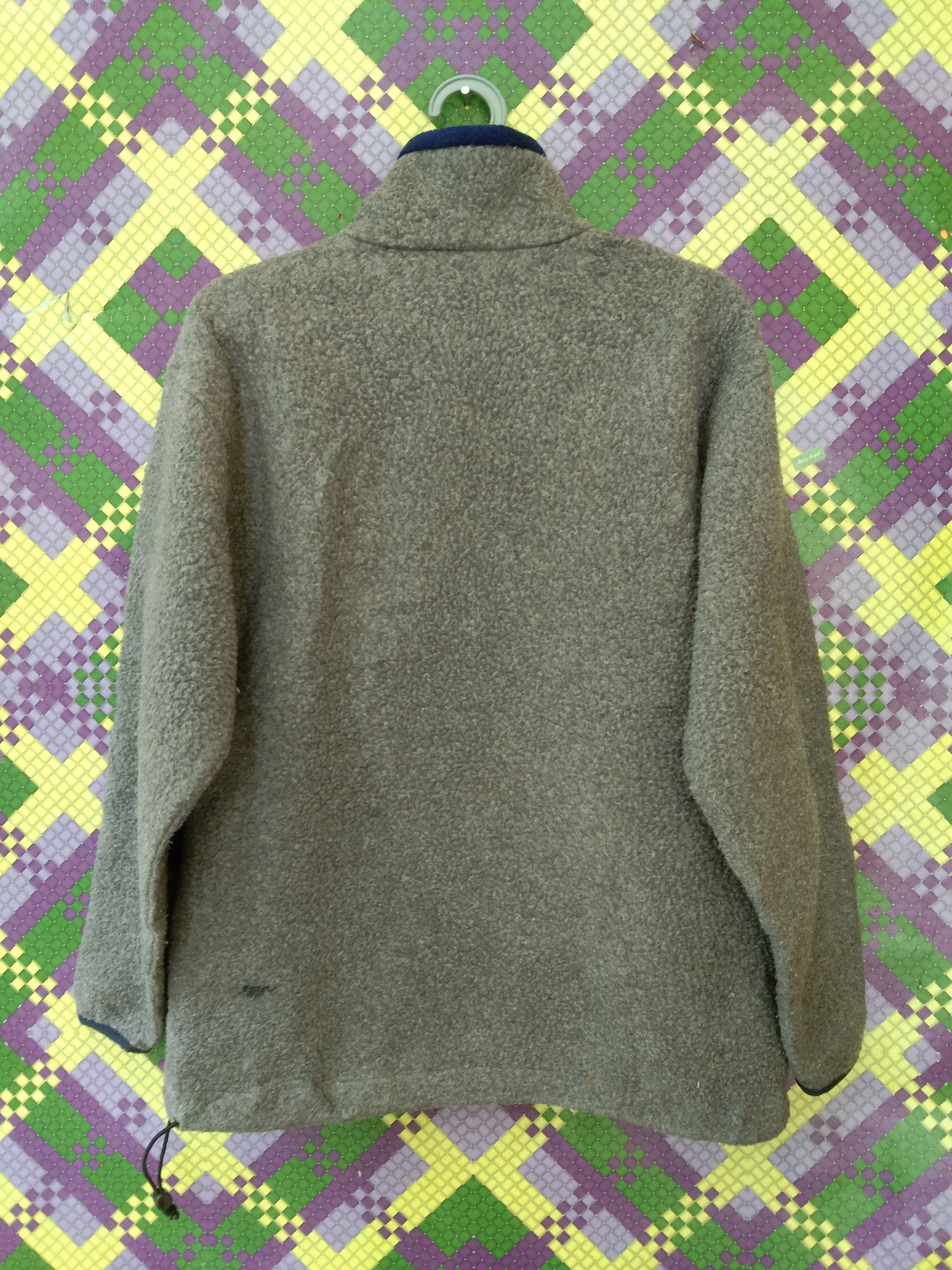 L.L. Bean × Vintage AW L.L BEAN HALF-ZIPPER FLEECE SWEATER Size S / US 4 / IT 40 - 3 Thumbnail