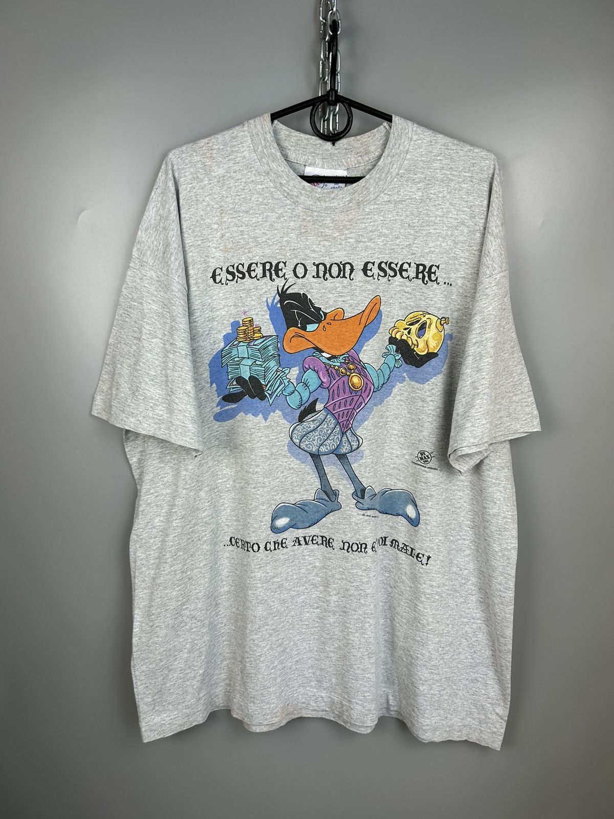 Vintage 1995 Daffy Duck Looney Tunes T Shirt Vintage Size US XL / EU 56 / 4 - 1 Thumbnail