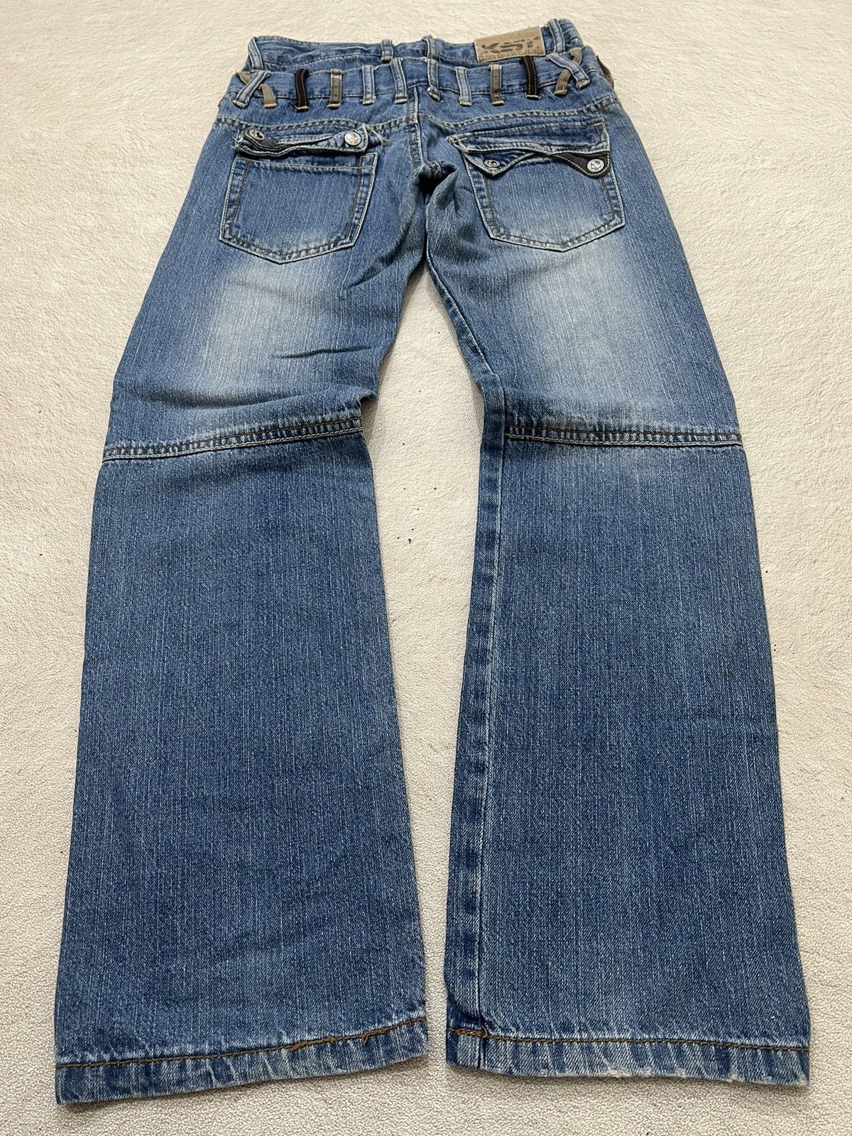 Number (N)ine 2000s Hysteric Poem Double Waist Hickory Jeans y2k Lgb Ifsix Size US 28 / EU 44 - 2 Thumbnail