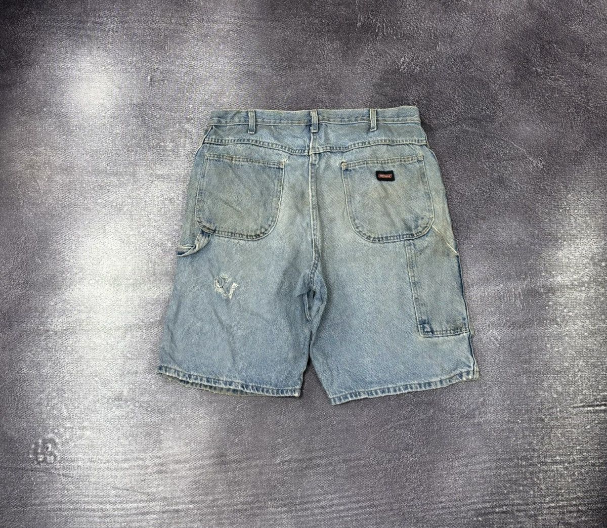 Dickies Vintage Dickies Y2K Distressed Denim Baggy Shorts Jorts Size US 38 / EU 54 - 1 Thumbnail