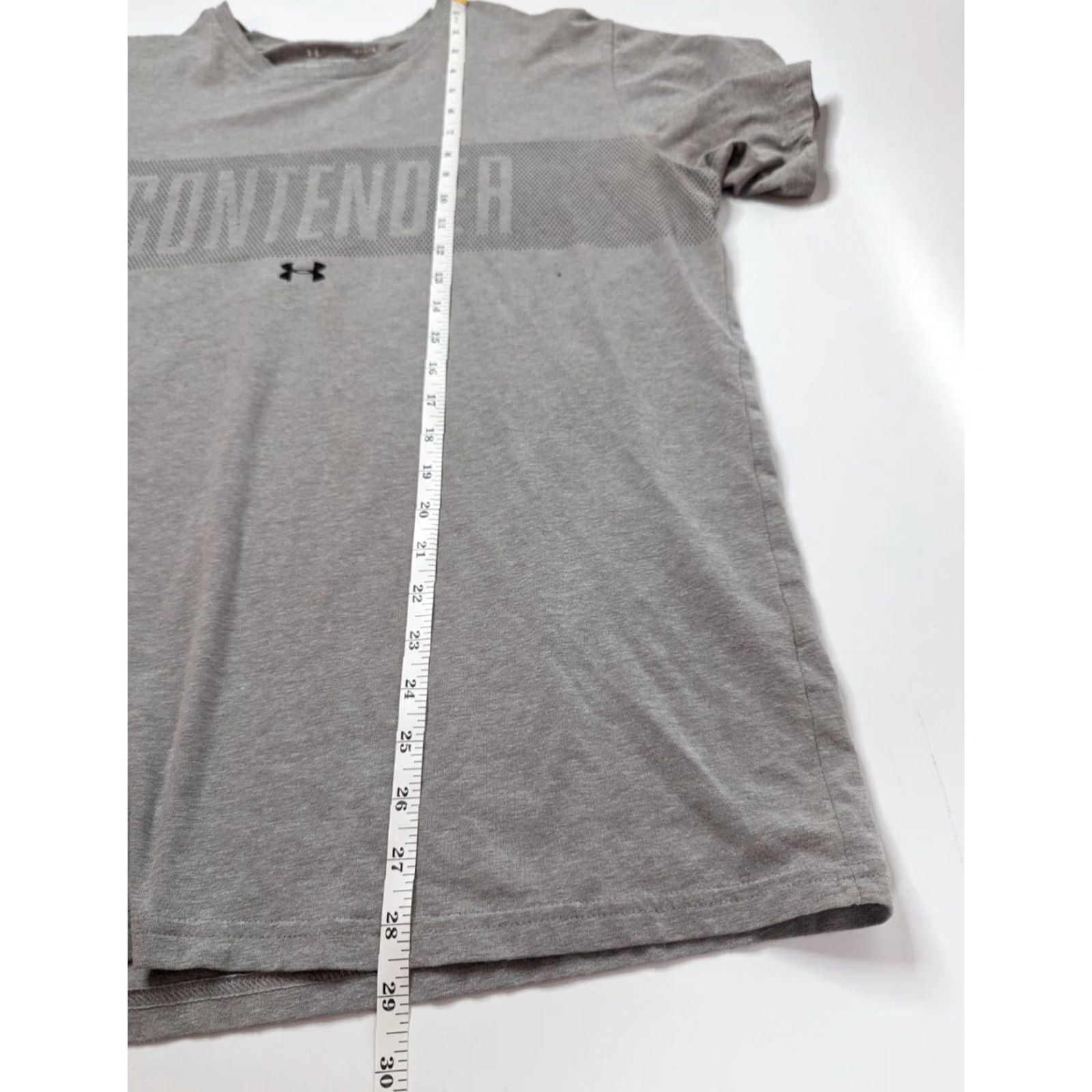 Under Armour Under Armour T-Shirt Contender Short Sleeve Crew Neck Grey Large MEN’s Shirt Size US L / EU 52-54 / 3 - 6 Thumbnail