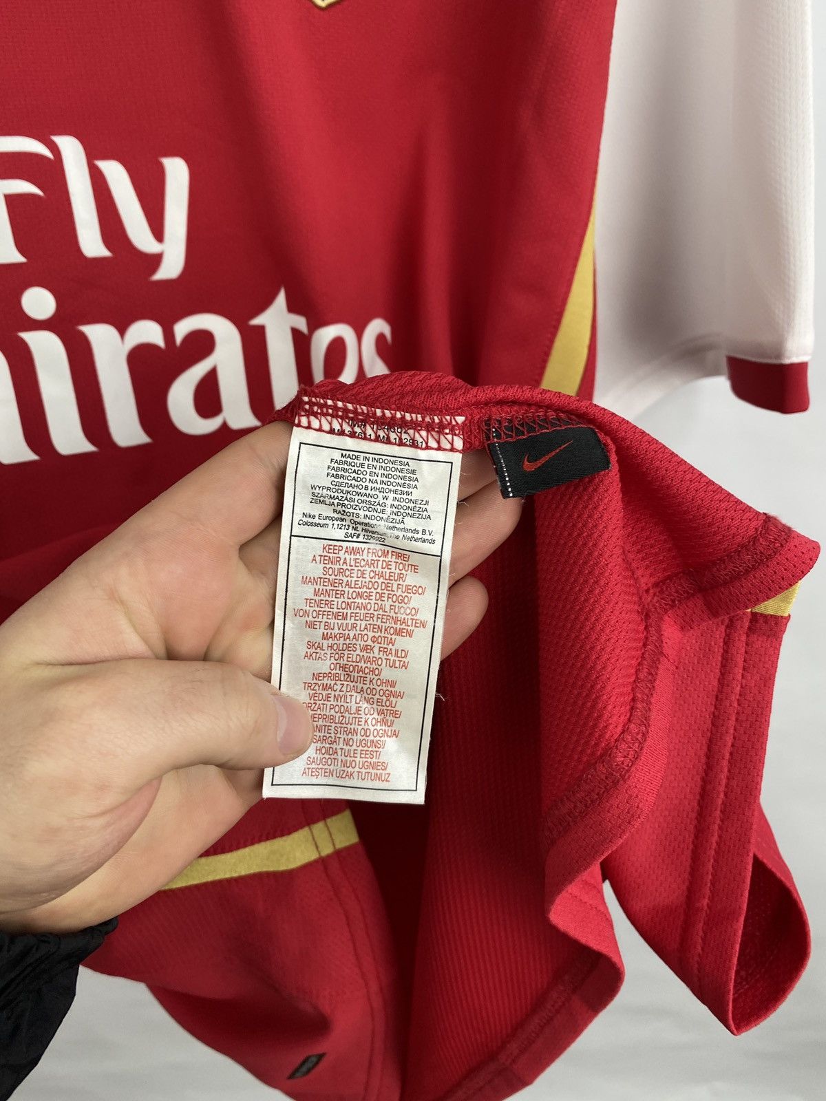 Nike 🏴󠁧󠁢󠁥󠁮󠁧󠁿 Nike Arsenal 2006 Jersey Soccer Football Shirt Rare Retro Size US XXL / EU 58 / 5 - 6 Thumbnail