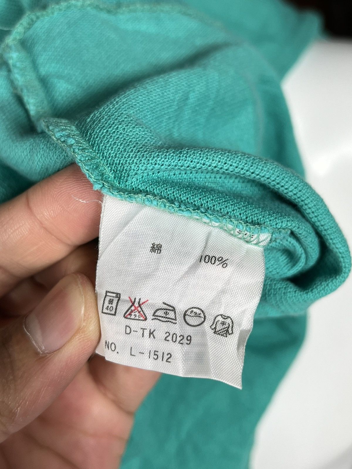 Fred Perry × Lacoste × Vintage Turquoise Chemise Lacoste Polo T Made In Japan Size US S / EU 44-46 / 1 - 7 Thumbnail