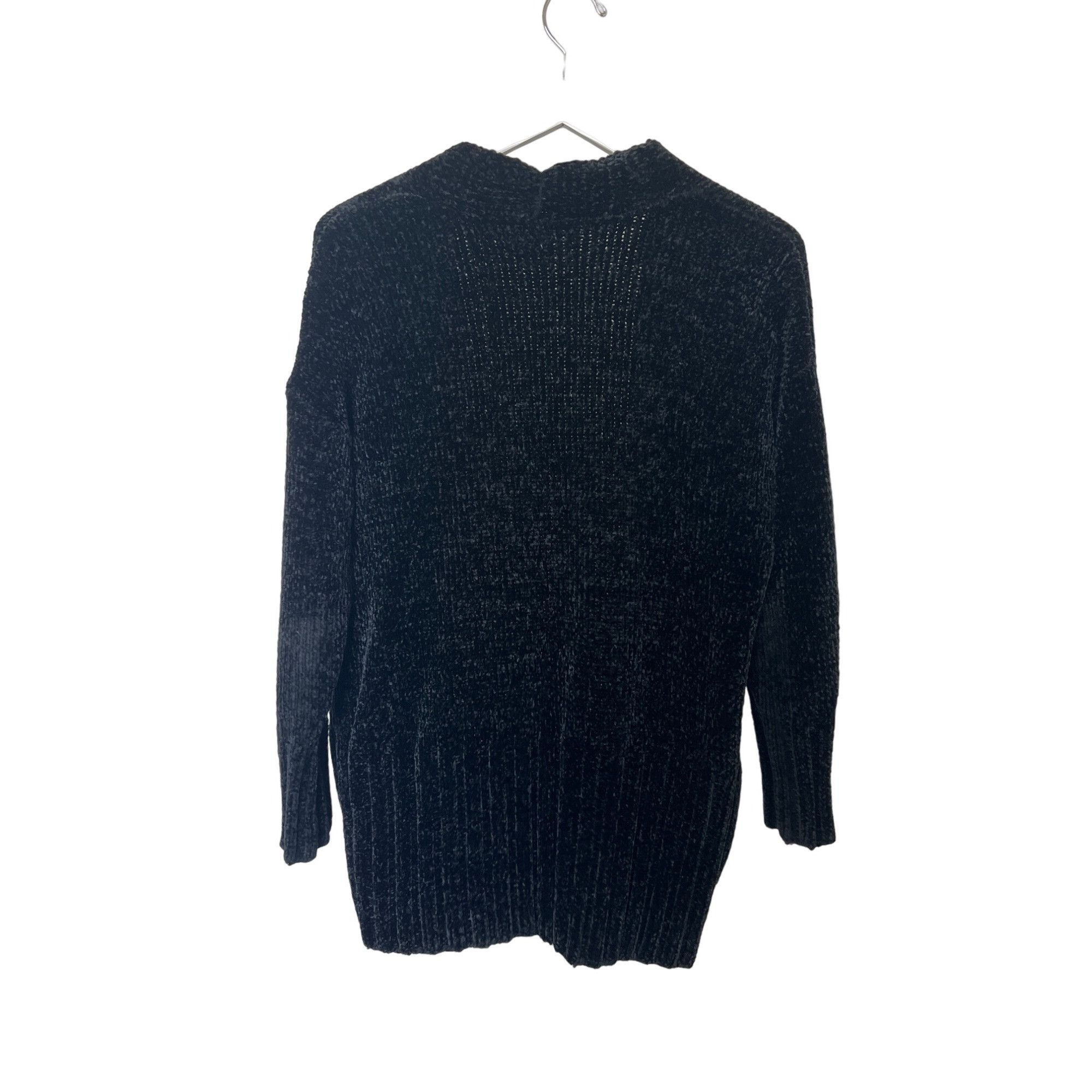 Other A New Day Black Chenille Open-Front Cardigan Size XS / US 0-2 / IT 36-38 - 4 Thumbnail