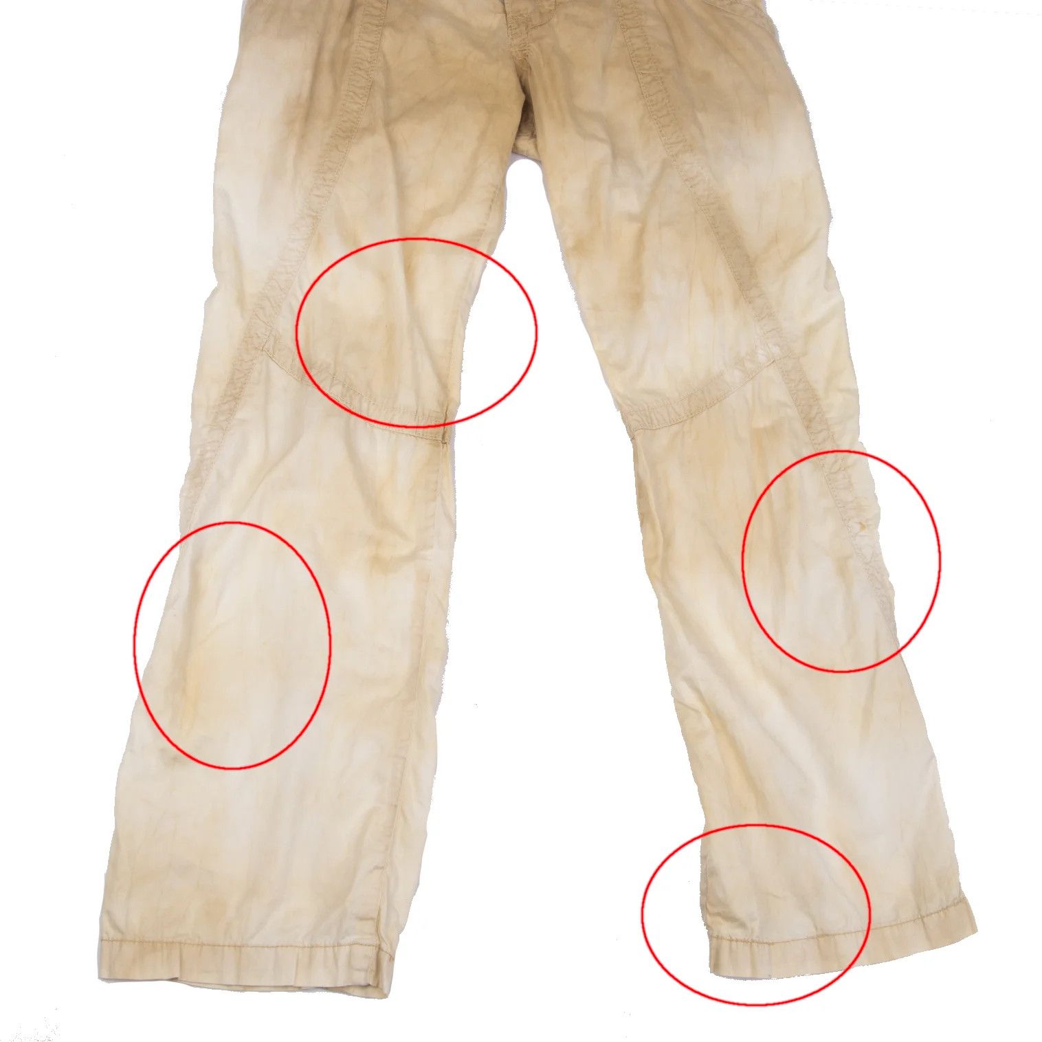 Jean Paul Gaultier Dusty Finish Chinch Back Cotton Pants Beige 48 Size US 32 / EU 48 - 7 Thumbnail