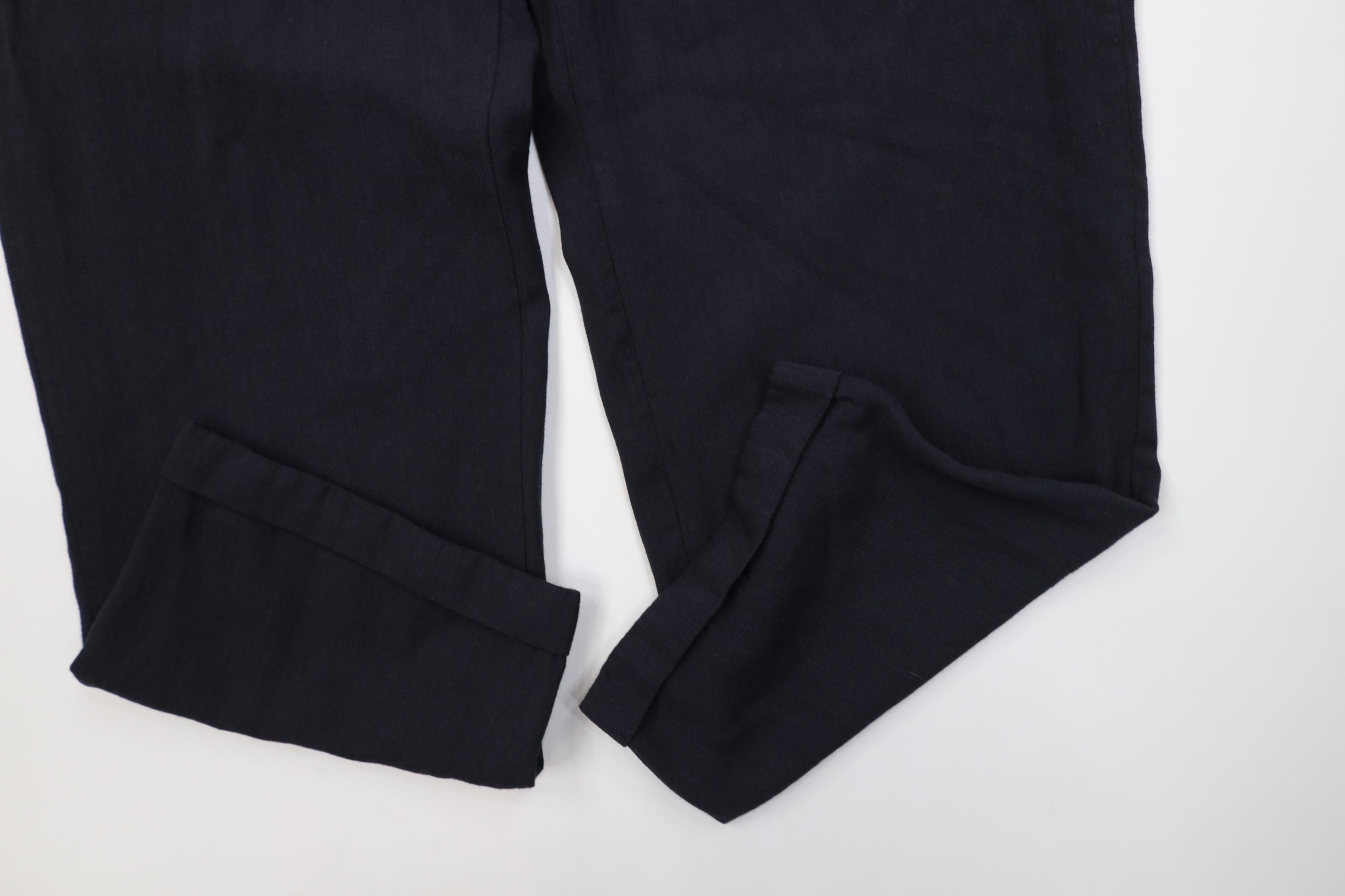 Vintage Vintage 90s Streetwear Gabardine Knit Wide Leg Chino Pants Size US 38 / EU 54 - 5 Thumbnail