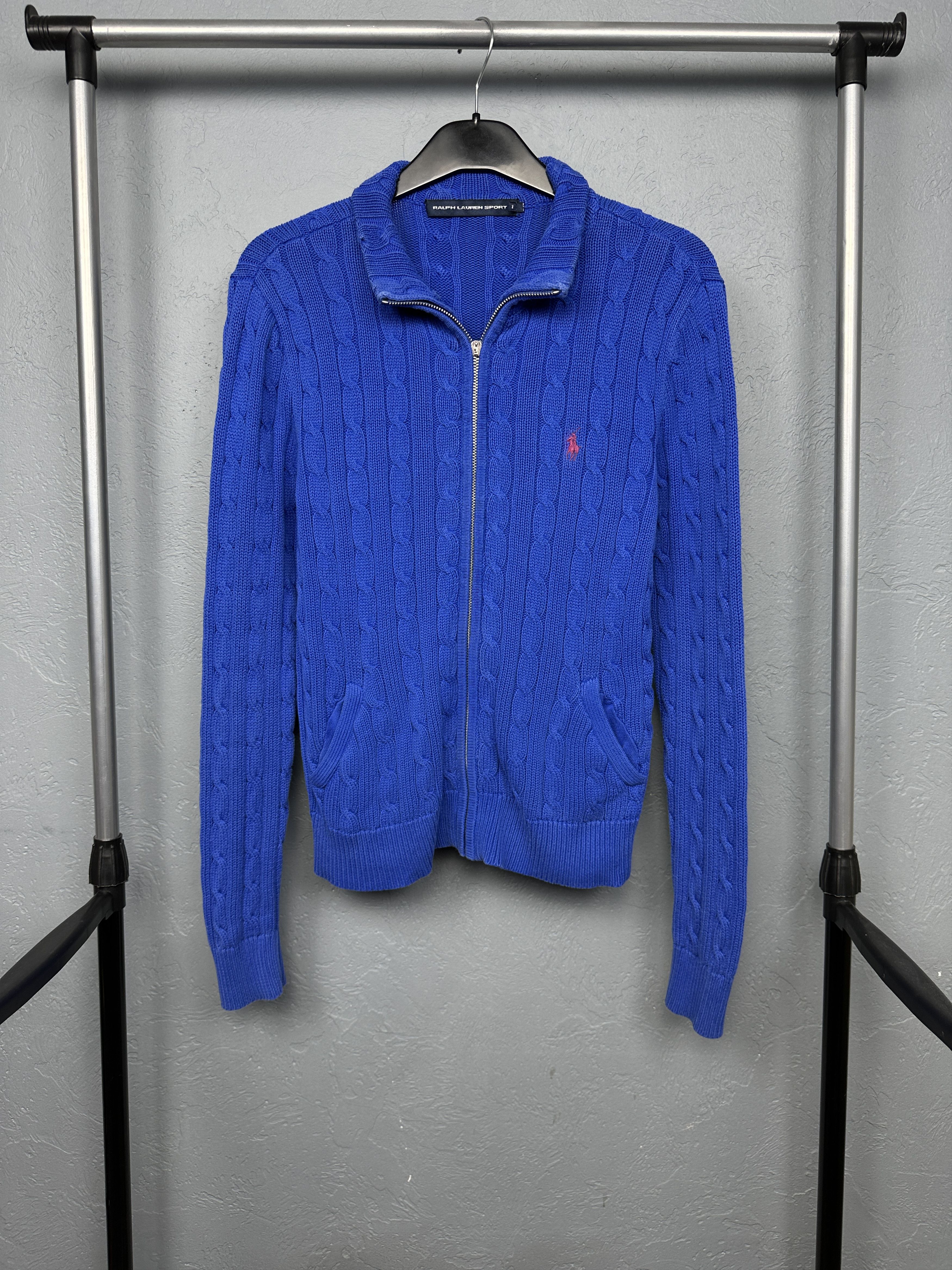 Polo Ralph Lauren Polo Ralph Lauren Vintage Womens Cable Knit Full Zip Sweater Size M / US 6-8 / IT 42-44 - 1 Thumbnail