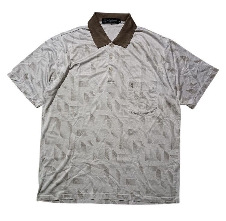 Yves Saint Laurent Yves Saint Laurent Pour Homme Monogrom Polos Size US L / EU 52-54 / 3 - 1 Thumbnail