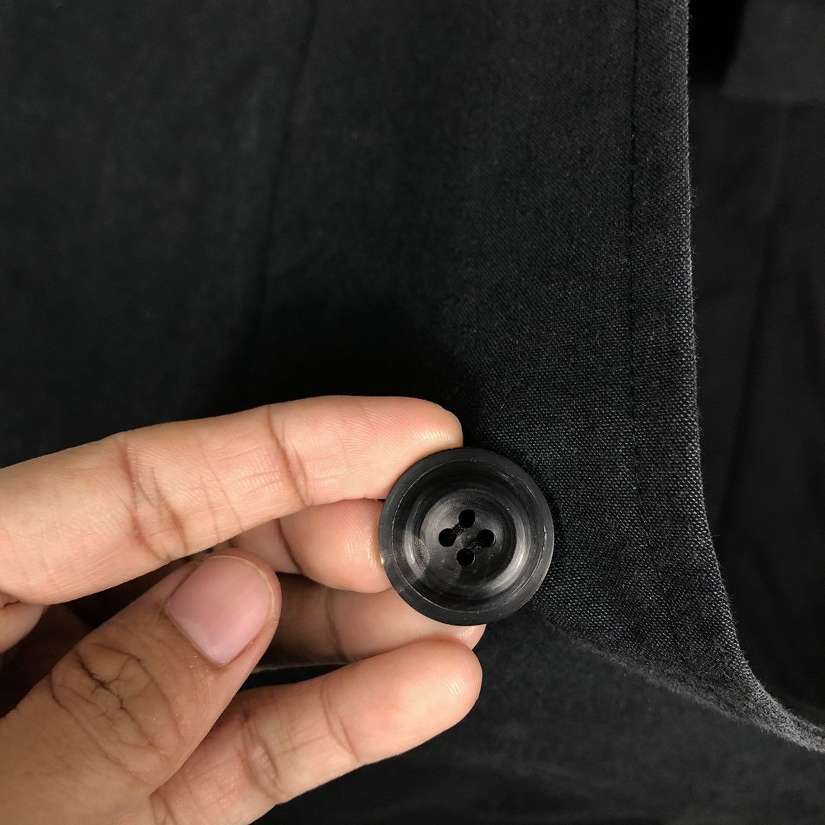 Issey Miyake 🔥Rich Black Long Fly Coats Jacket The Hinoki Japan Size US M / EU 48-50 / 2 - 17 Thumbnail