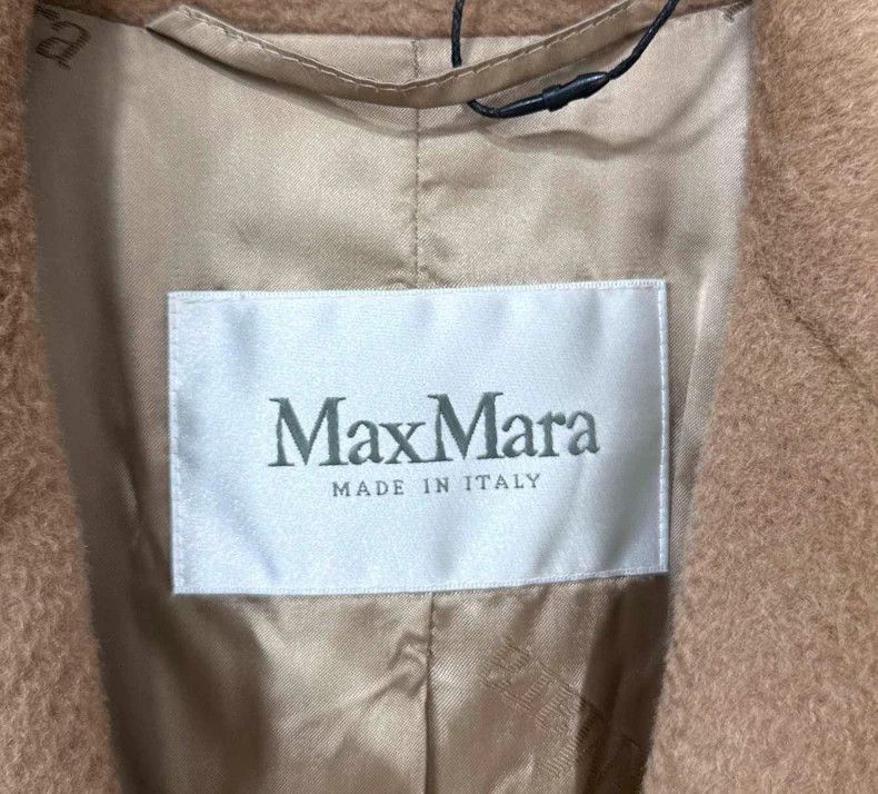 Max Mara Max Mara Camel Long Coat Size L / US 10 / IT 46 - 4 Thumbnail