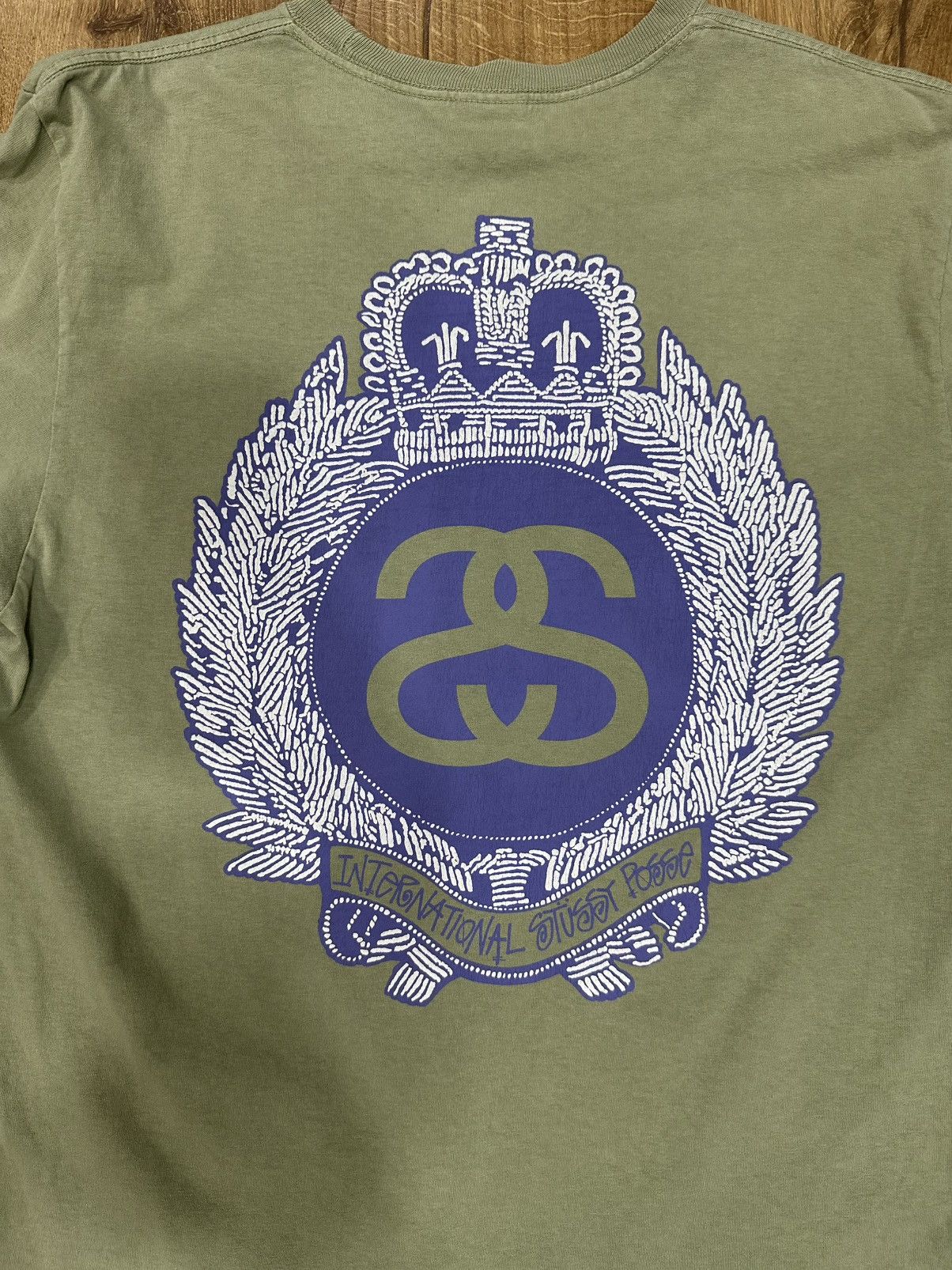 Stussy Stüssy Crown Wreath Pigment Dyed Tee Size US M / EU 48-50 / 2 - 4 Thumbnail
