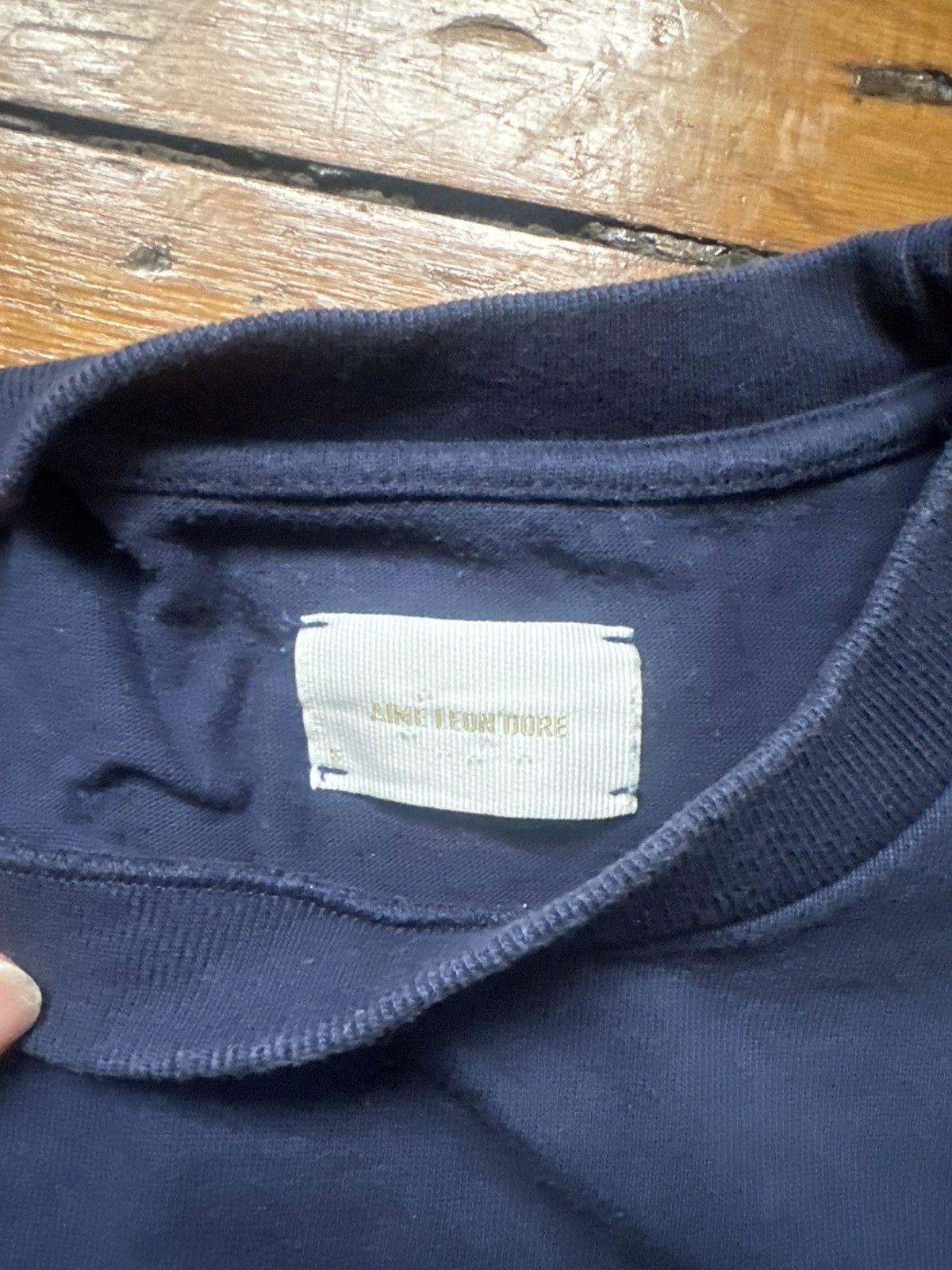 Aime Leon Dore Navy blue ALD rugby collegiate long sleeve shirt size S Size US S / EU 44-46 / 1 - 6 Thumbnail