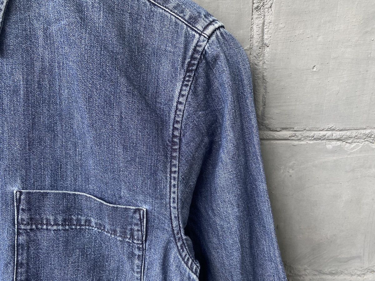 Uniqlo Uniqlo Denim Long Sleeve Shirt Single Pocket Size US XS / EU 42 / 0 - 4 Thumbnail