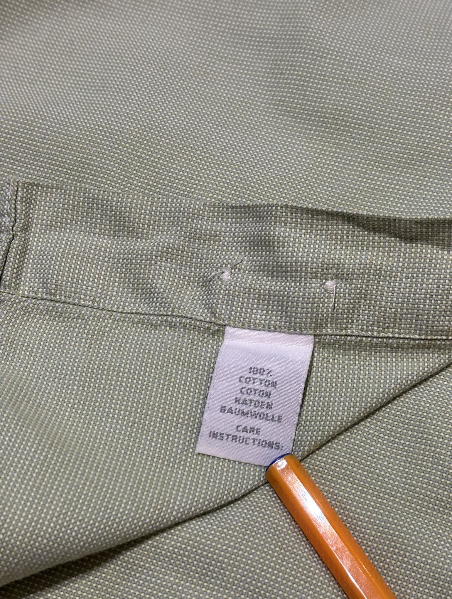 Yves Saint Laurent Yves Saint Laurent Green shirt vintage size 39 Size US L / EU 52-54 / 3 - 10 Thumbnail