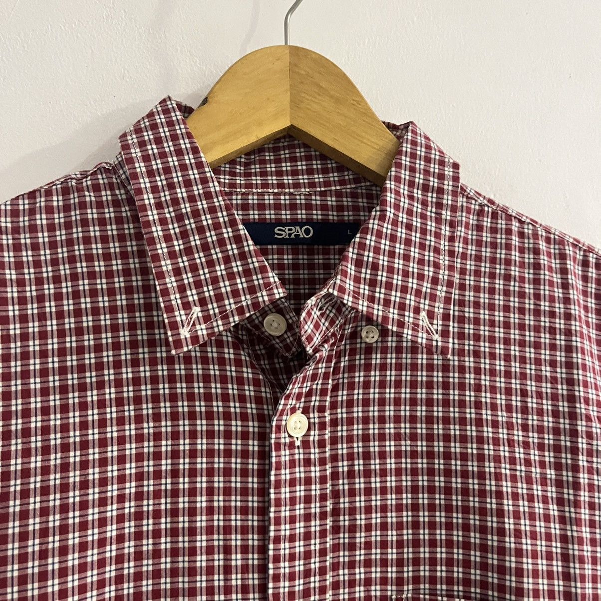 Japanese Brand spao - plaid ls button up shirt Size US L / EU 52-54 / 3 - 4 Thumbnail