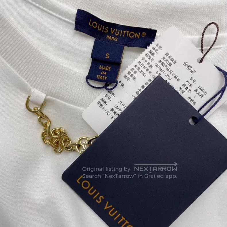 Louis Vuitton Louis Vuitton White pocket short sleeve Size US S / EU 44-46 / 1 - 4 Thumbnail