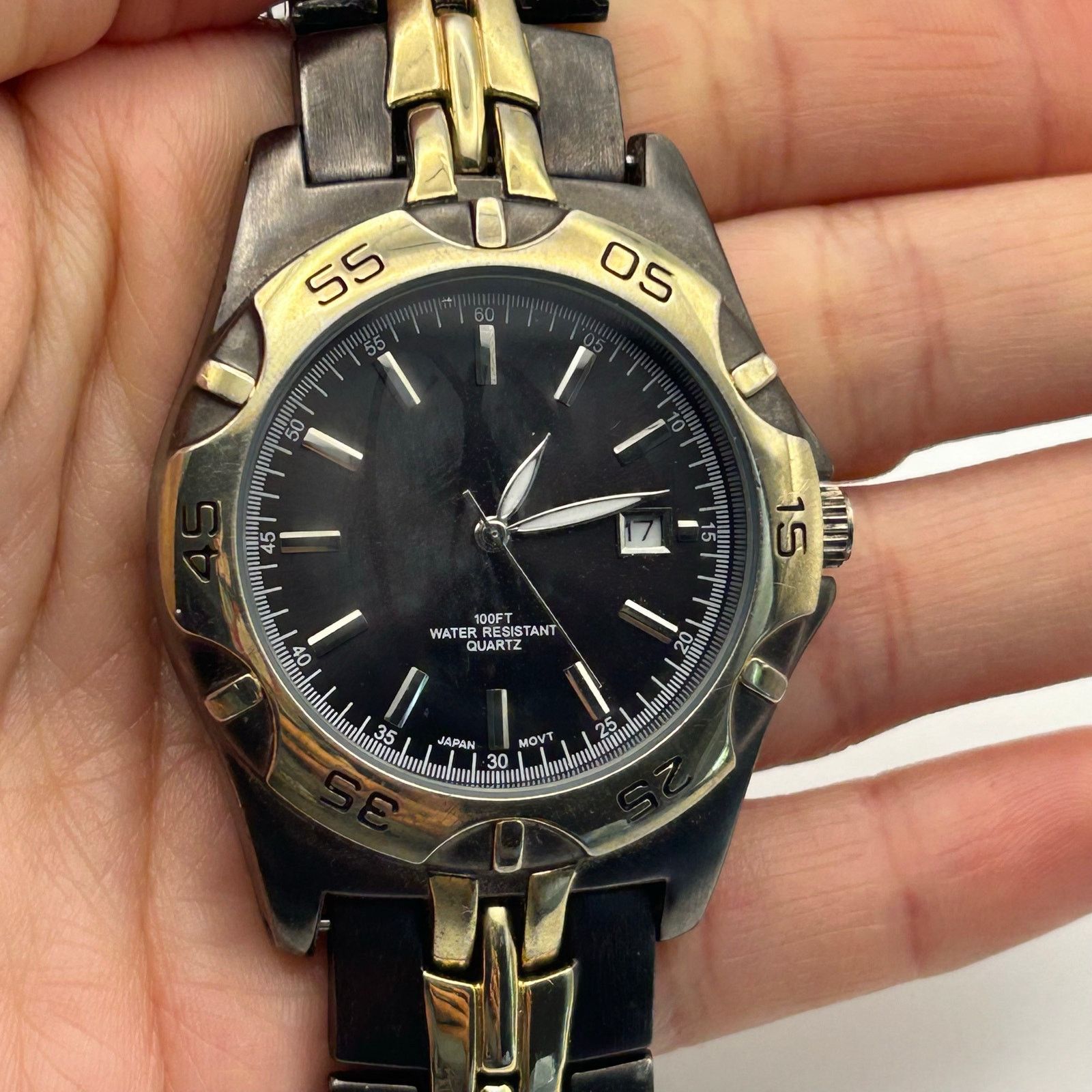 Other Men’s Gold and Black Stainless Steel Men’s Watch Size ONE SIZE - 7 Thumbnail