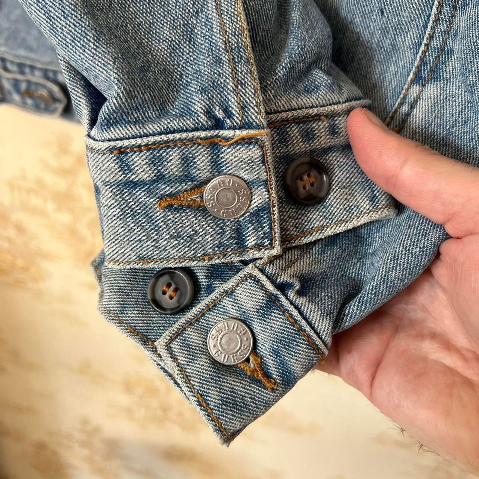Guess Vtg 80s Guess Jeans Denim Jacket | USA | Style 10807 | Sz L Size US L / EU 52-54 / 3 - 6 Thumbnail