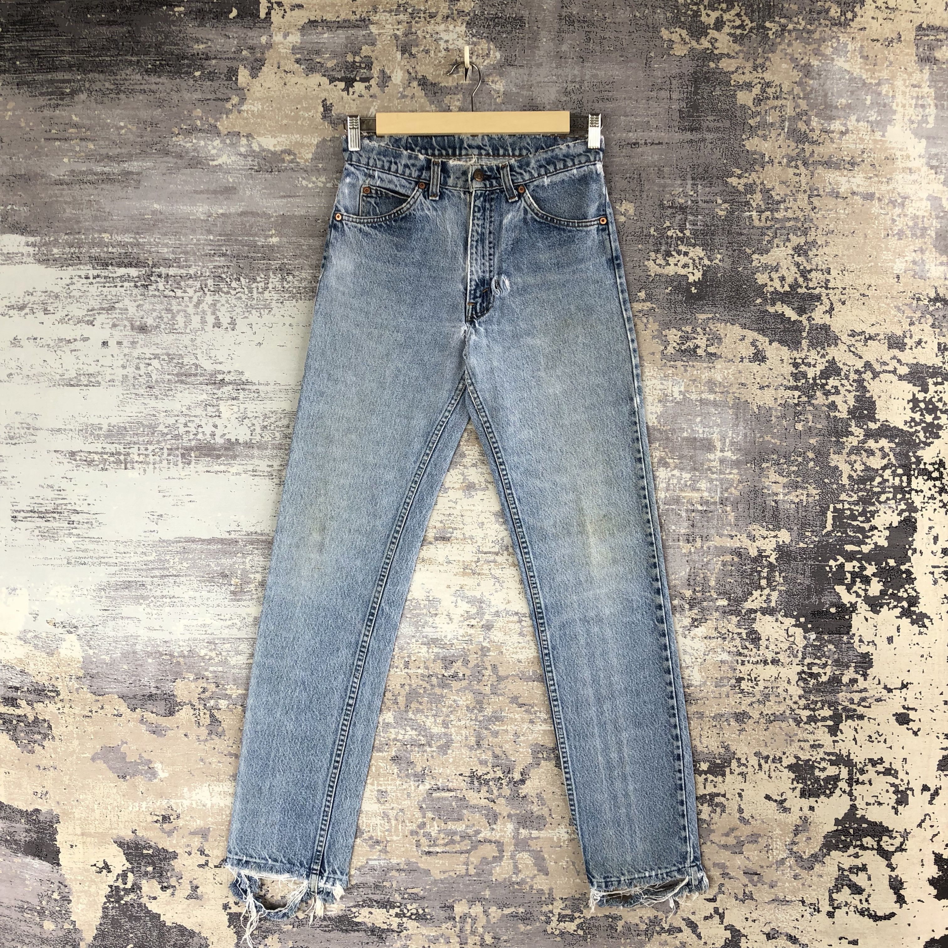 Vintage Levis Light Wash Jeans Levi's 515 Orange Tab Denim