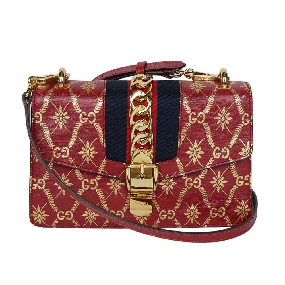 Gucci Gucci Sylvie Leather Crossbody Bag Size ONE SIZE - 1 Thumbnail