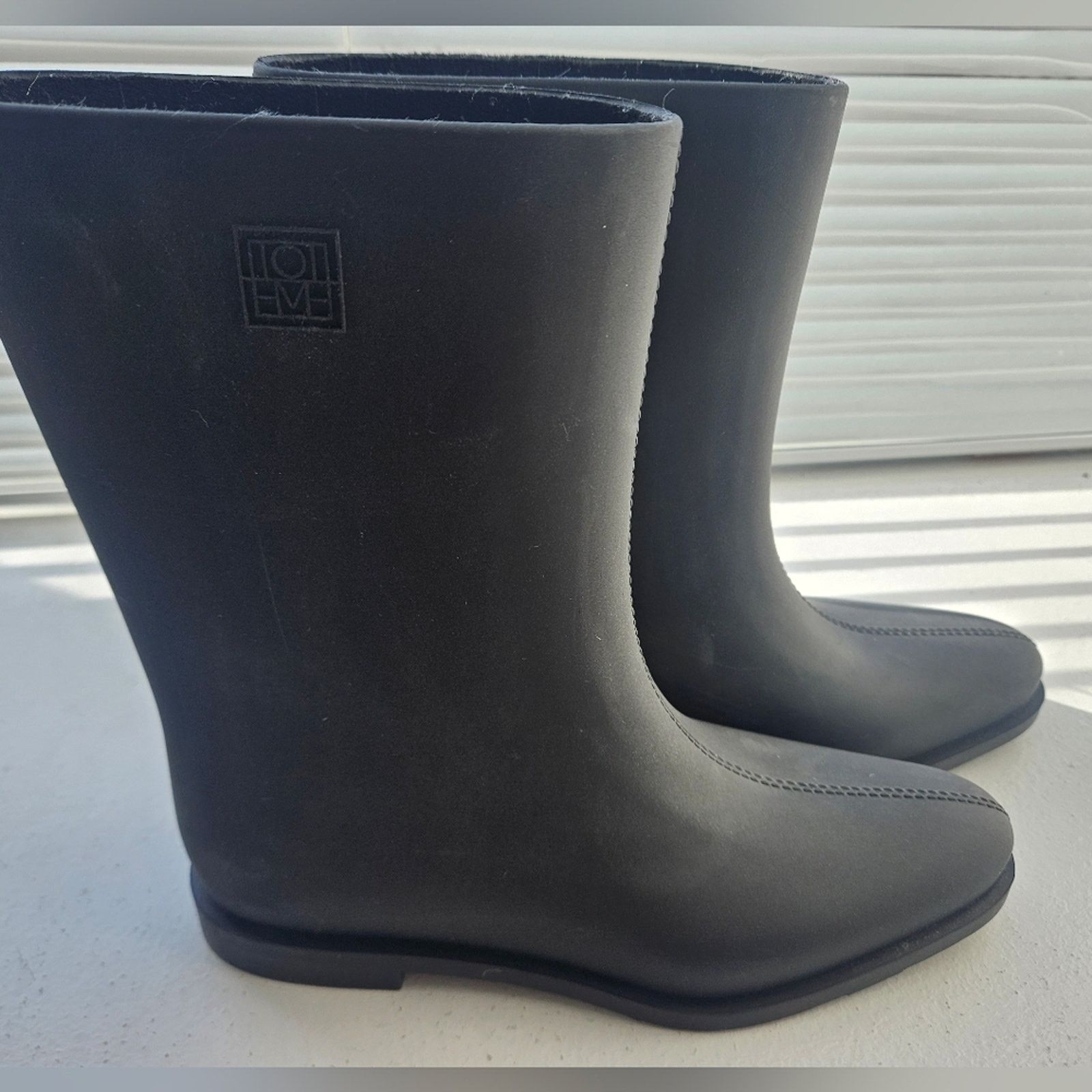 Toteme Toteme Black Rain Boots Size 38 Size US 7 / IT 37 - 2 Thumbnail