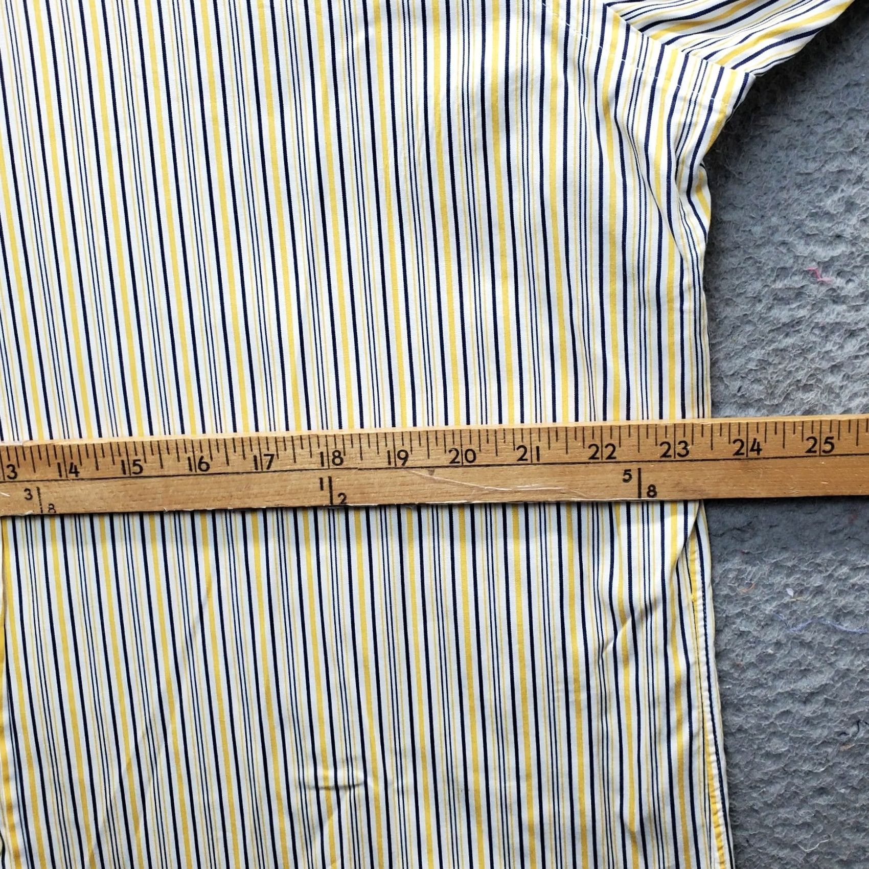 Ralph Lauren VINTAGE Ralph Lauren Dress Shirt Men 16.5 Multi Stripe Classic Pony Logo Button Down Size 46R - 4 Thumbnail