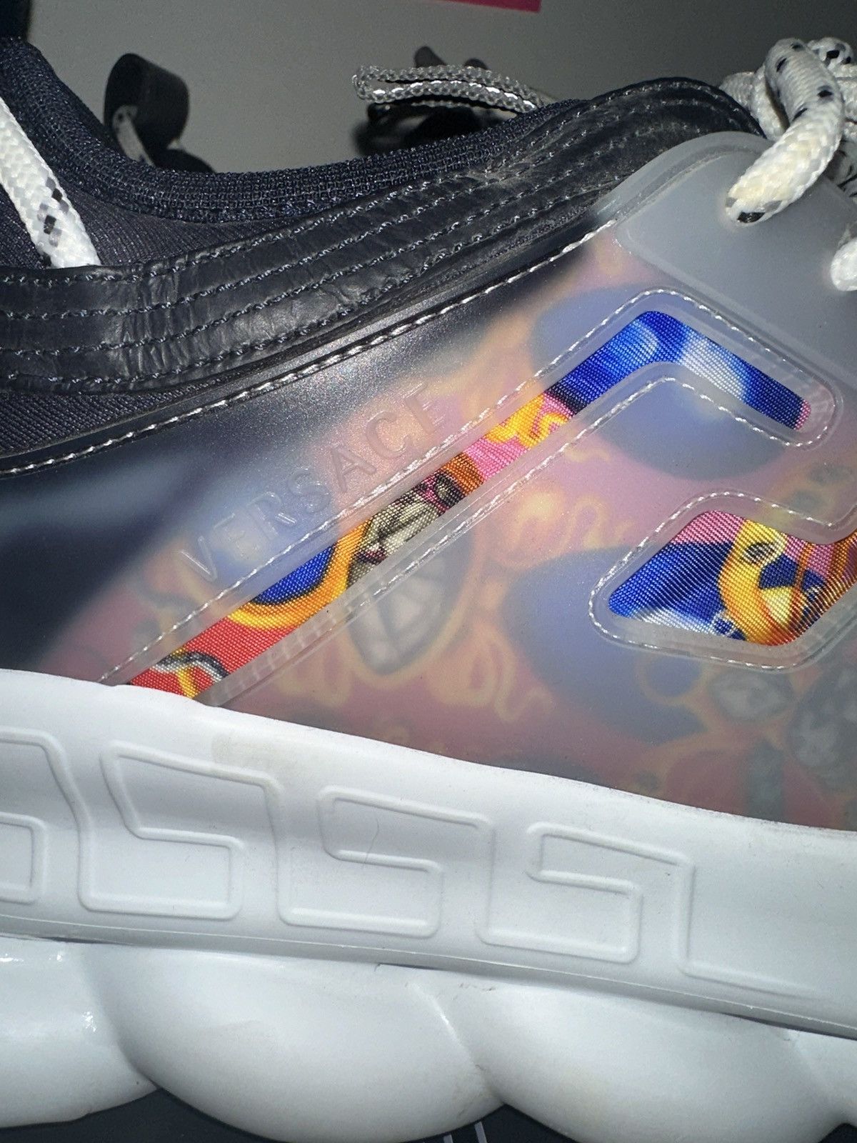 Versace Versace Chain Reaction Navy Multi Size US 10.5 / EU 43-44 - 2 Thumbnail