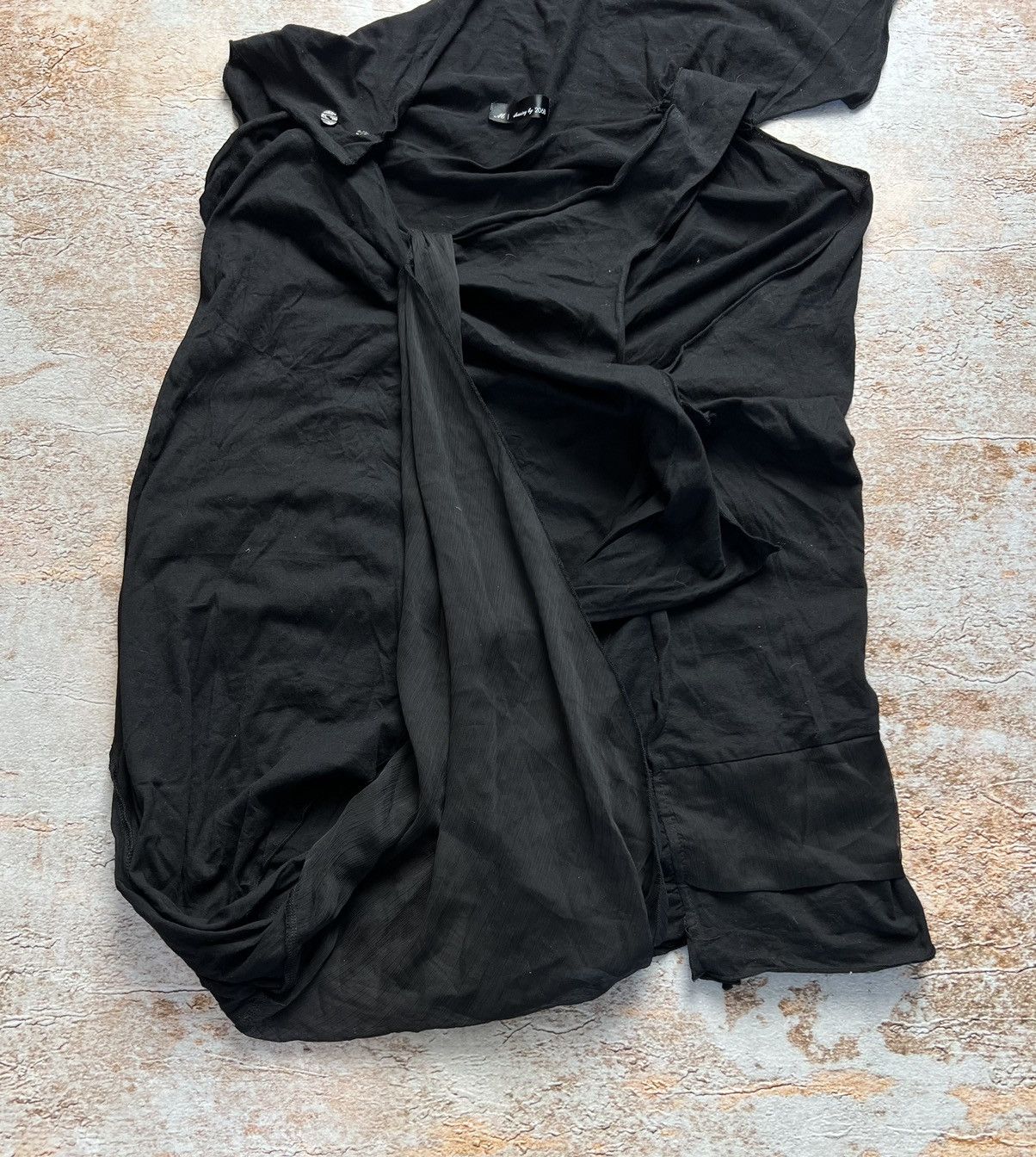 Japanese Brand × Yohji Yamamoto Vintage Japanese abstract tank top blouse Size S / US 4 / IT 40 - 2 Thumbnail