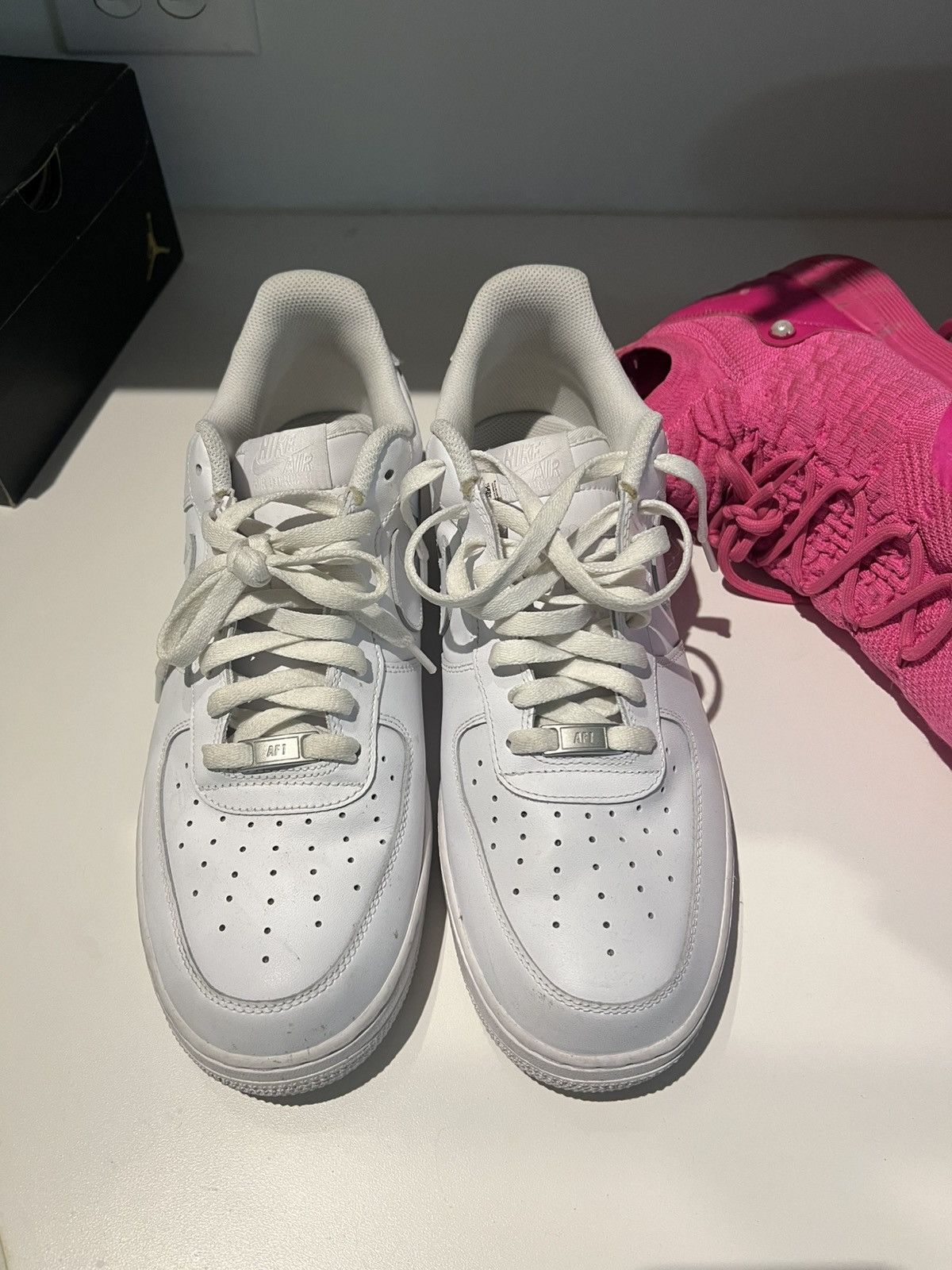 Nike Airforce 1-White Size US 13 / EU 46 - 3 Thumbnail