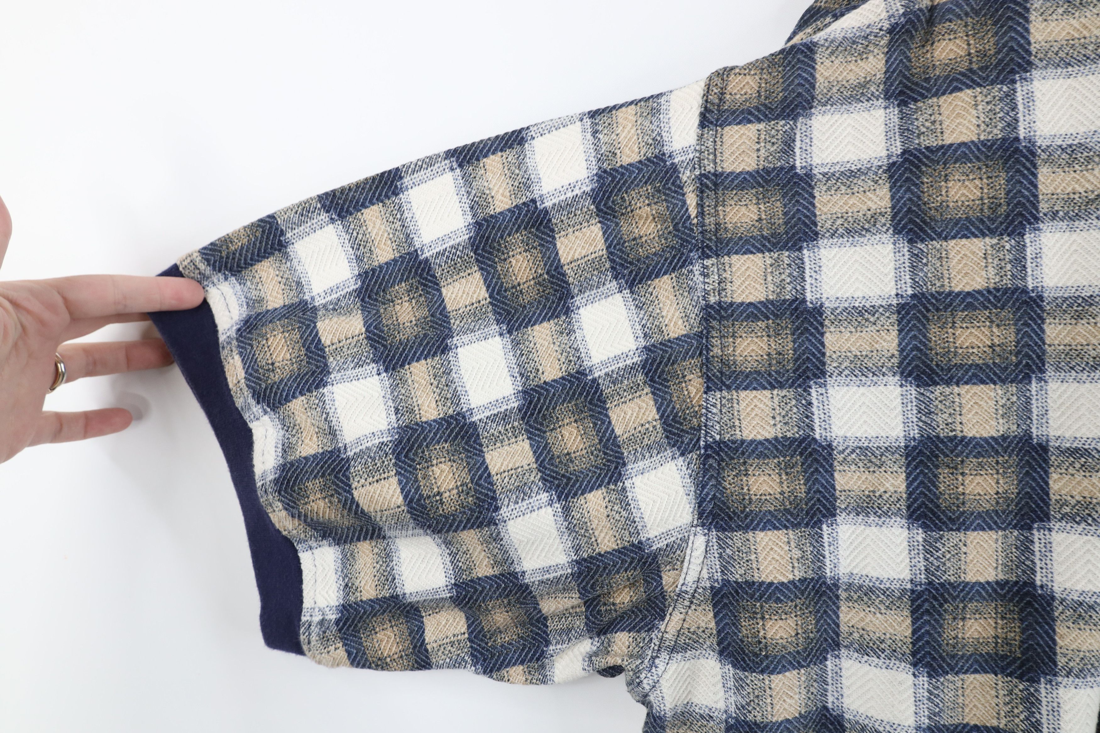 Vintage Vintage 90s Streetwear Fit Collared Golf Polo Shirt Plaid Size US XL / EU 56 / 4 - 4 Thumbnail