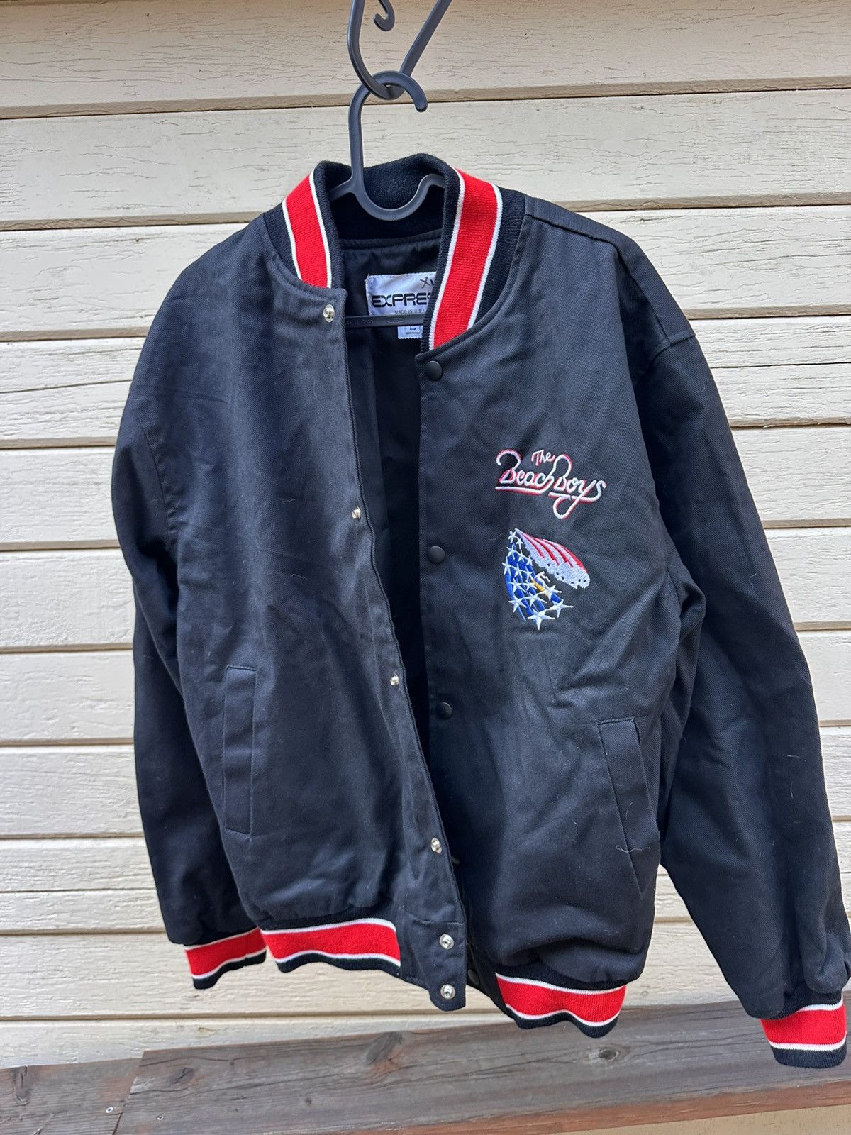 Express Beach Boys Jacket Vintage Size US L / EU 52-54 / 3 - 1 Thumbnail