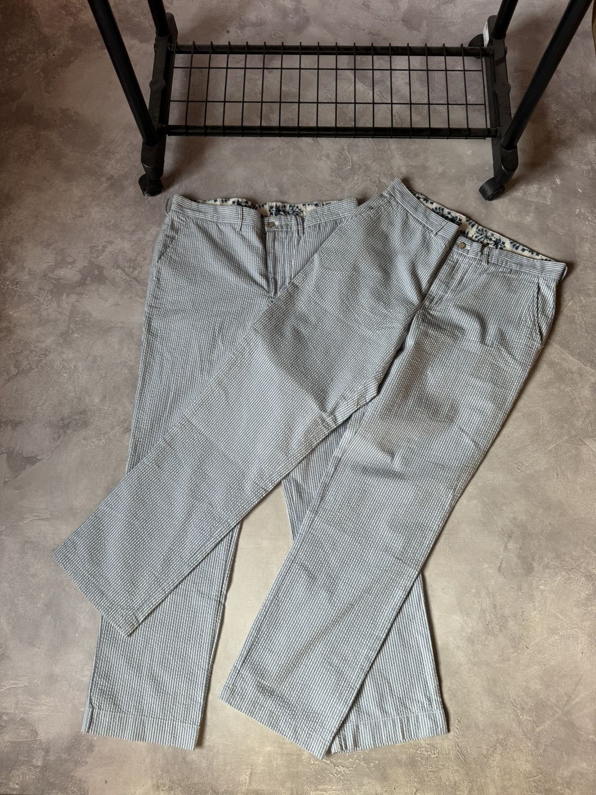 Polo Ralph Lauren Vintage Polo Ralph Lauren Striped Y2k Pants Size US 34 / EU 50 - 2 Thumbnail
