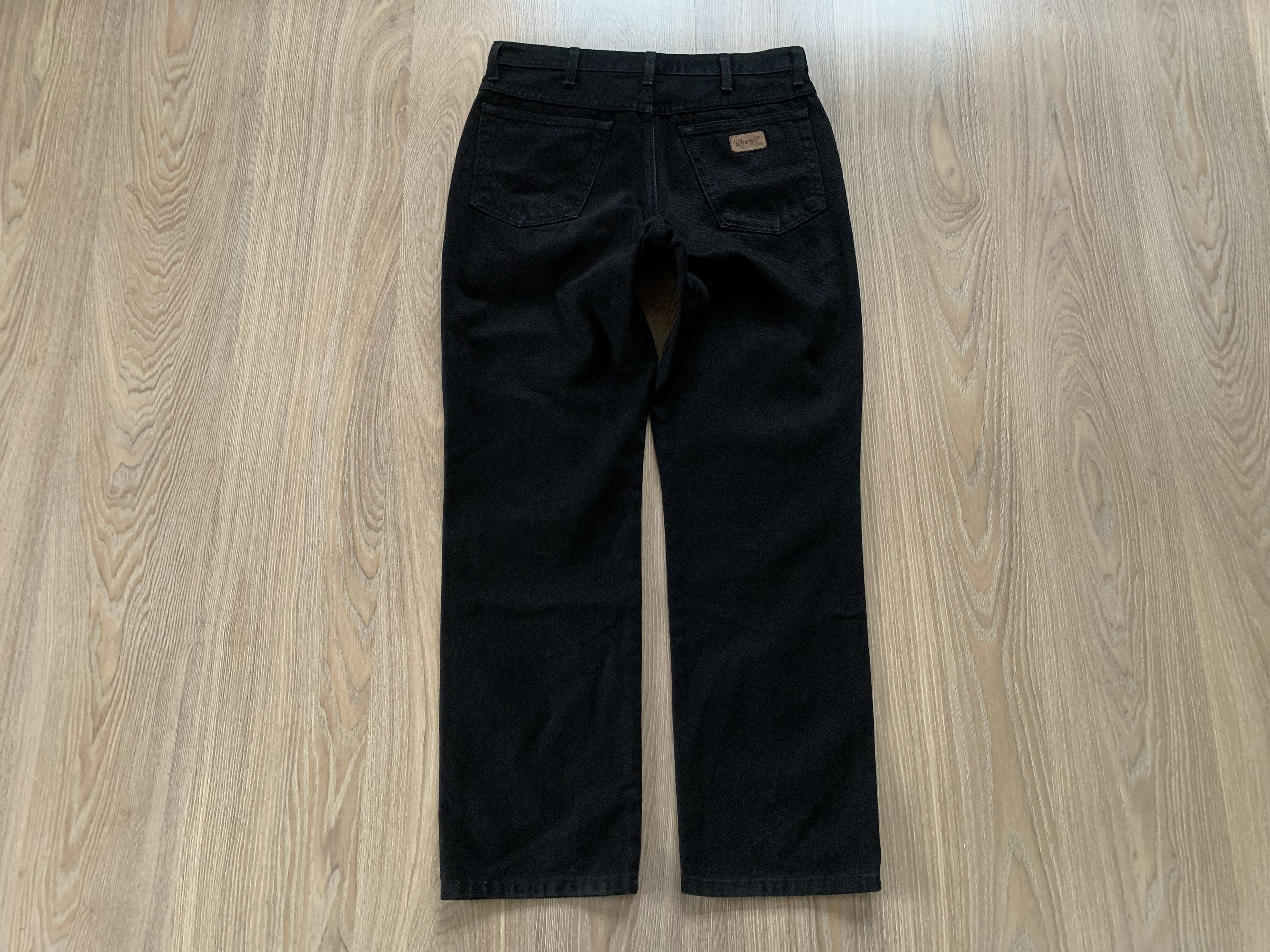 Wrangler Vintage Wrangler Black Denim Jeans Size US 34 / EU 50 - 3 Thumbnail