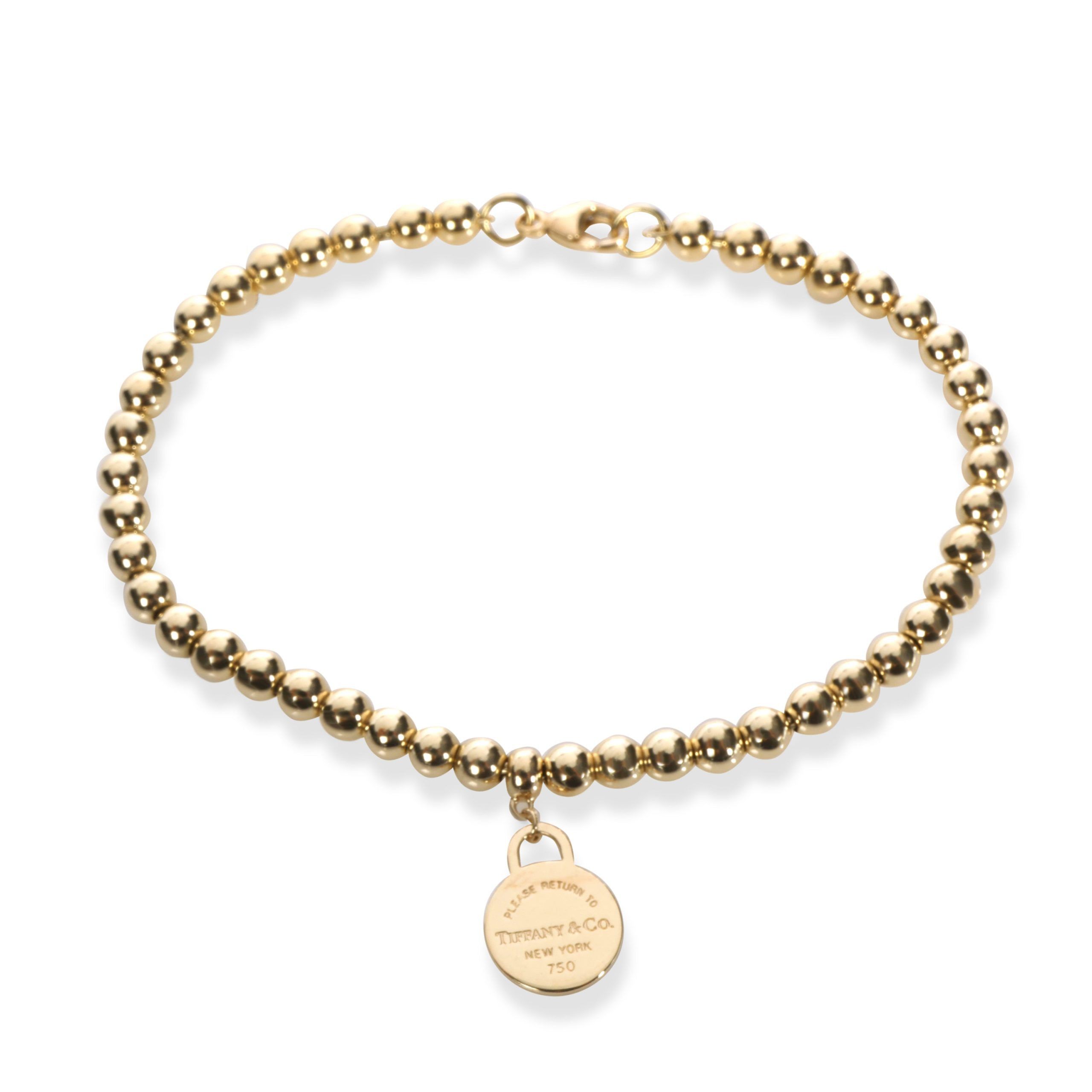 Tiffany & Co. Return to Tiffany Bead Bracelet in 18K Yellow Gold