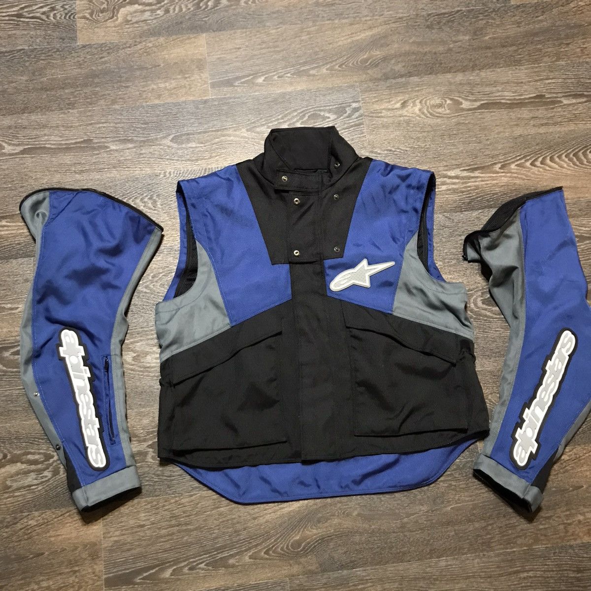 Alpinestars Vintage Alpinestars Big Logo Motorcycle Jacket mens Xl Size US XL / EU 56 / 4 - 3 Thumbnail