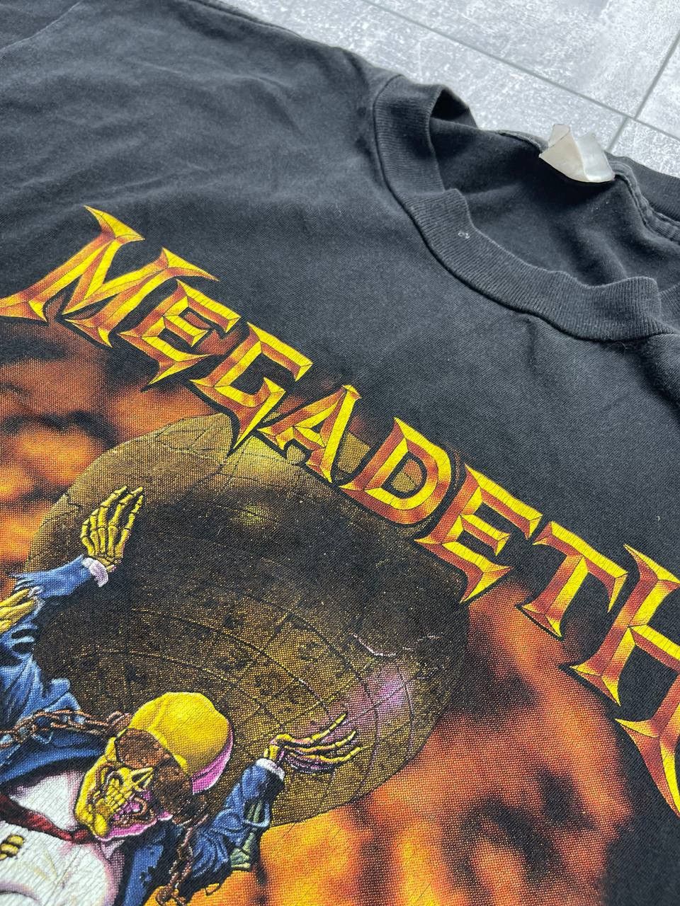 Band Tees × Megadeth Megadeth 1991 Oxidation Tour Shirt / Large Rock Metal Size US L / EU 52-54 / 3 - 9 Thumbnail