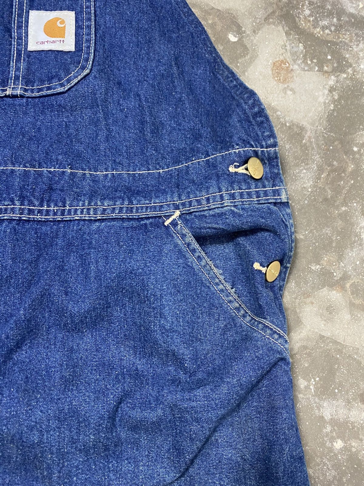 Carhartt Vintage Carhartt Denim Overalls Size US L / EU 52-54 / 3 - 16 Thumbnail