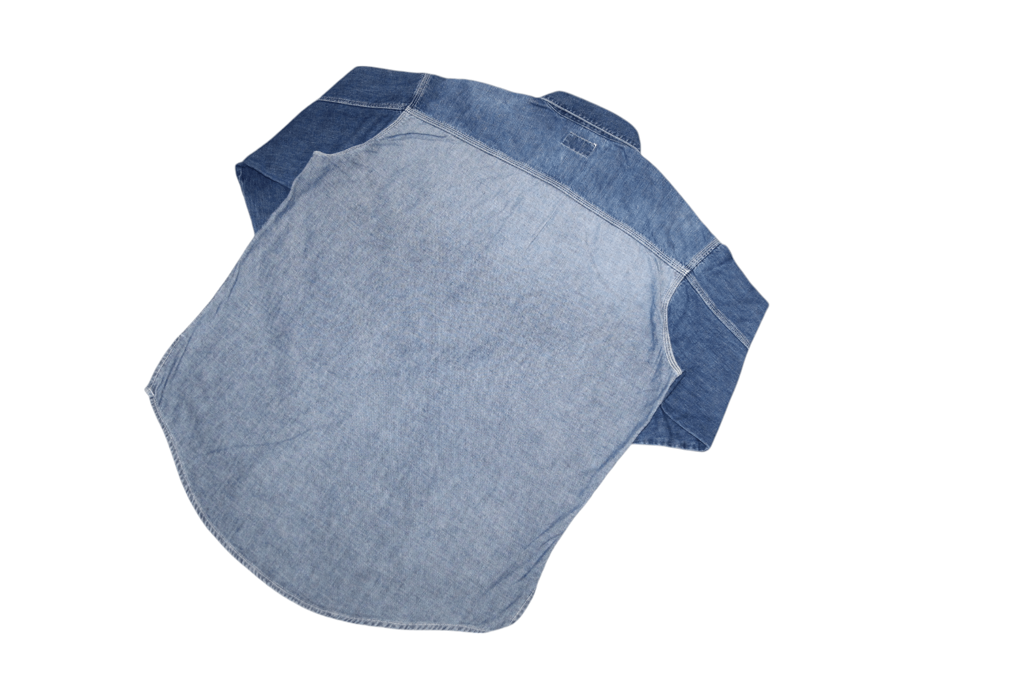 Diesel 80's Diesel Blue Denim Sanforized 55-R Work Baggy Shirt Size US XL / EU 56 / 4 - 8 Thumbnail