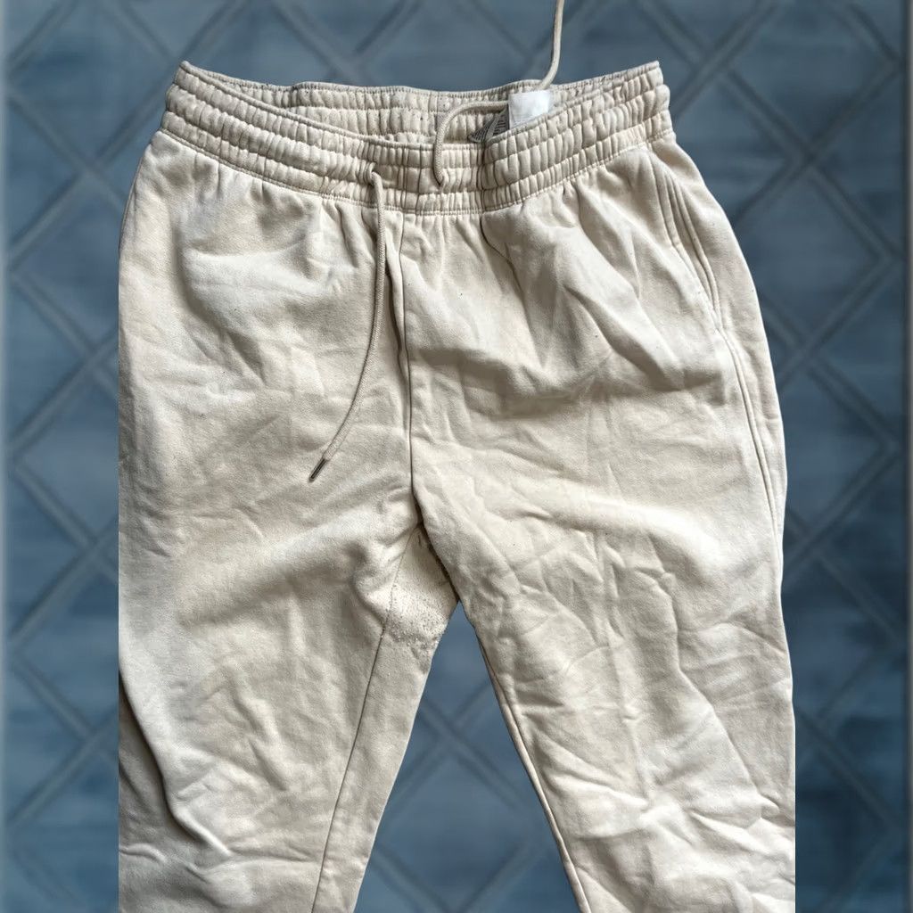 H&M H&M Womens Casual Joggers Cream Beige Sweatpants Size Large Size 36" / US 14 / IT 50 - 1 Thumbnail