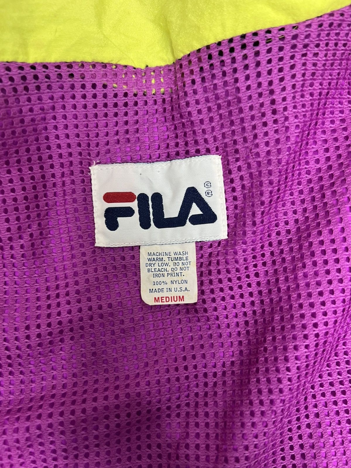 Fila Vintage 90s FILA Pro Beach Windbreaker - Made in USA Size US M / EU 48-50 / 2 - 10 Thumbnail