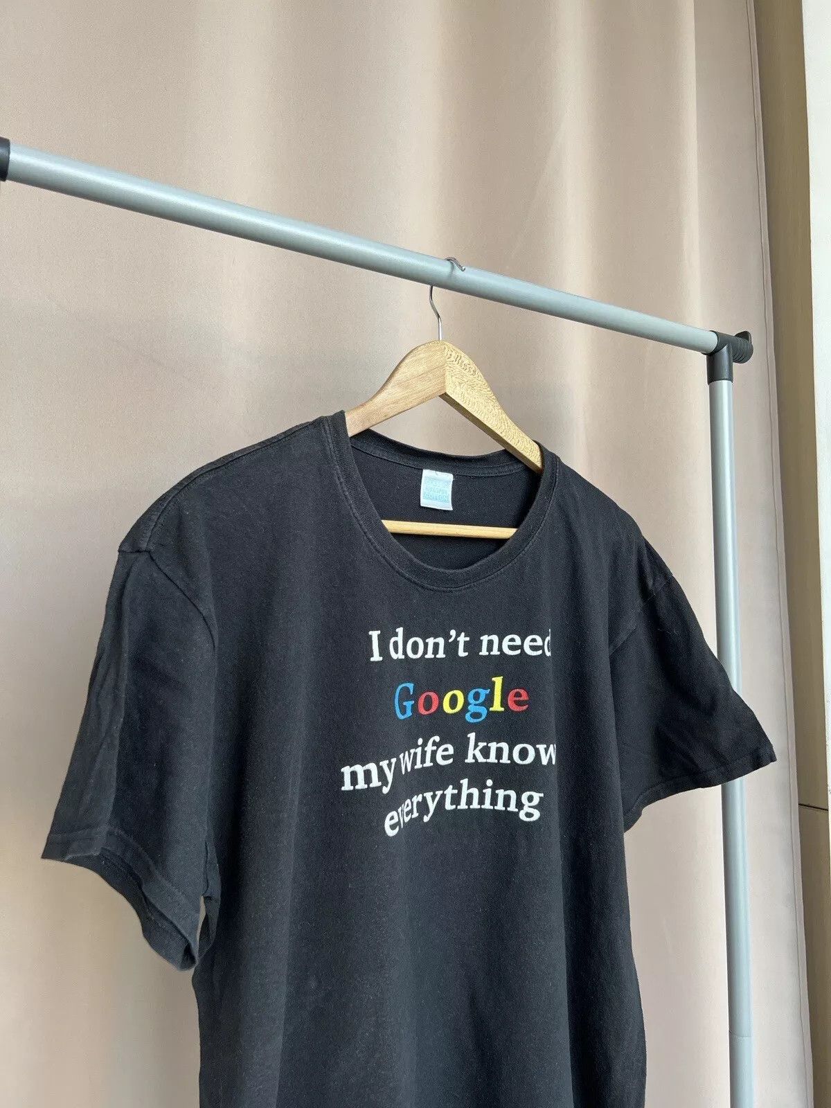 Other I Dont Need Google My Wife Knows Everything T-Shirt Size M Size US M / EU 48-50 / 2 - 3 Thumbnail