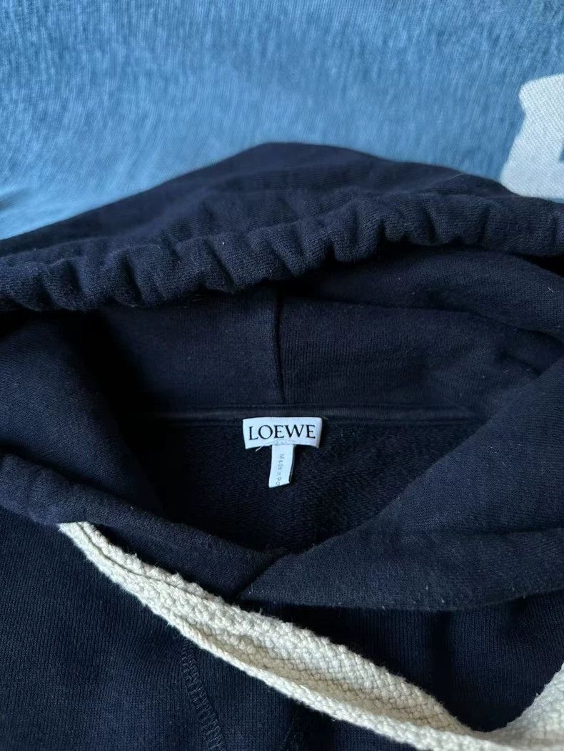 Loewe LOEWE Embroidered logo hoodie Size M / US 6-8 / IT 42-44 - 2 Thumbnail