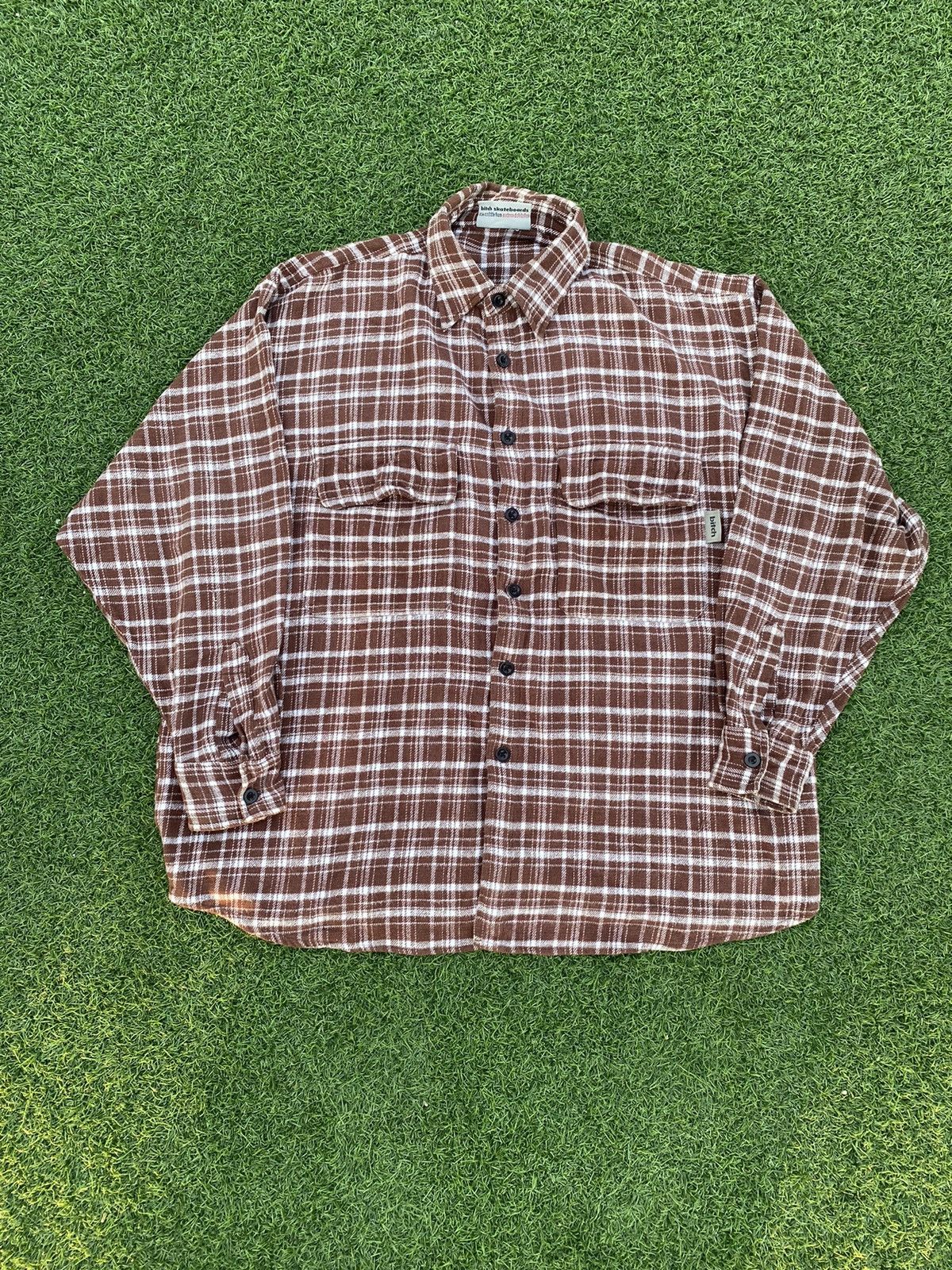 Girl Skateboards VINTAGE 90s BITCH SKATEBOARDS FLANNEL Size US XXL / EU 58 / 5 - 1 Thumbnail
