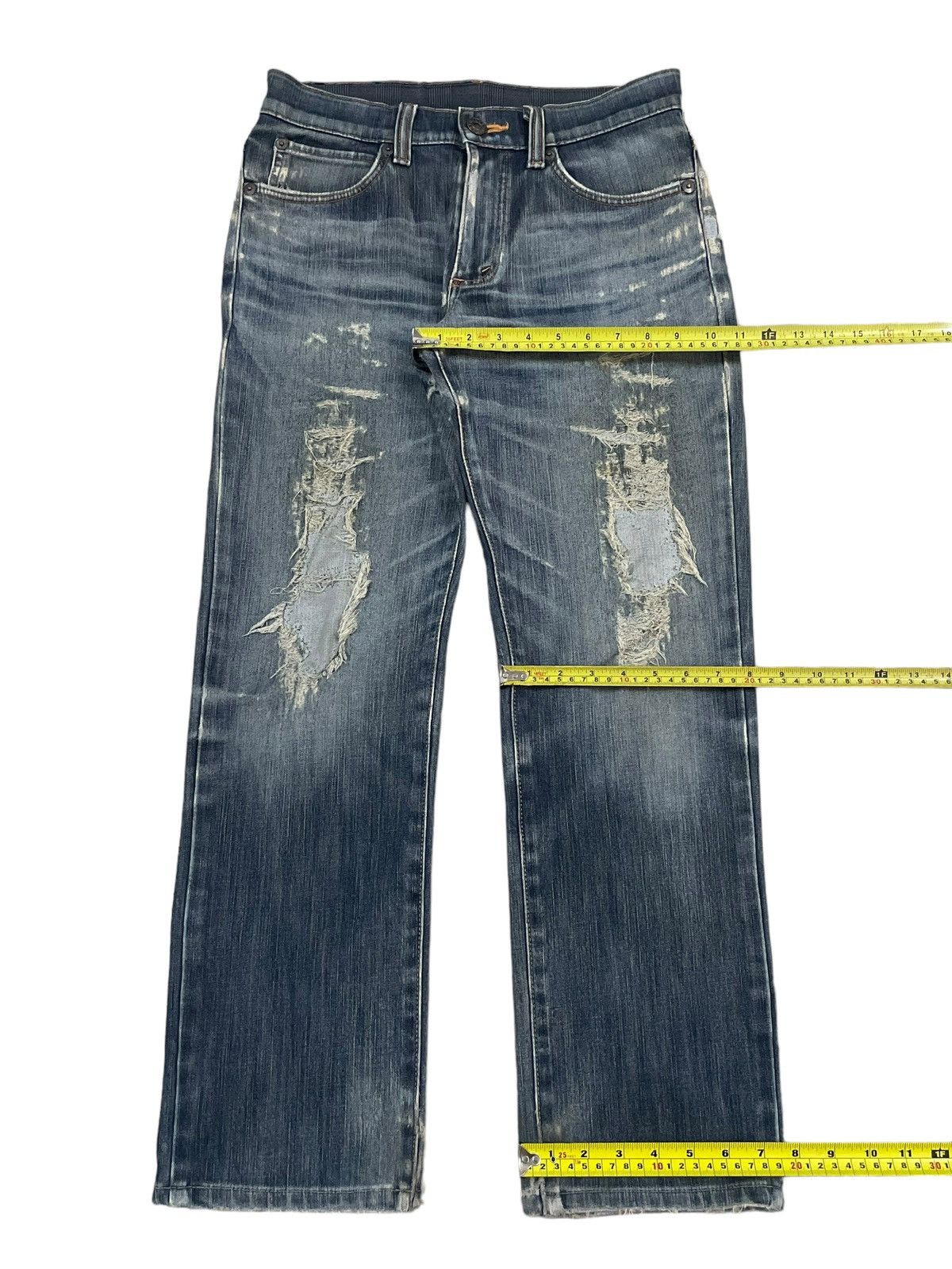 Edwin Vintage Edwin 503 Wildfire Rusty Fade Wash Distressed Jeans Size US 30 / EU 46 - 18 Thumbnail