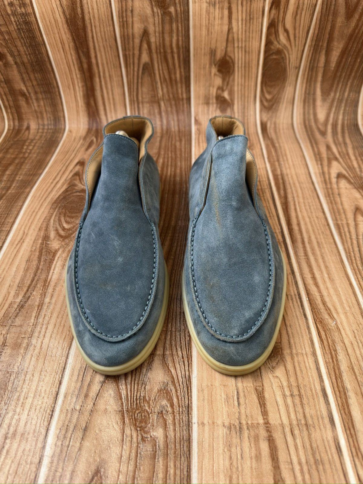 Loro Piana Loro Piana Dark Cyan Open Walk Ankle Boots Size US 8.5 / EU 41-42 - 1 Thumbnail